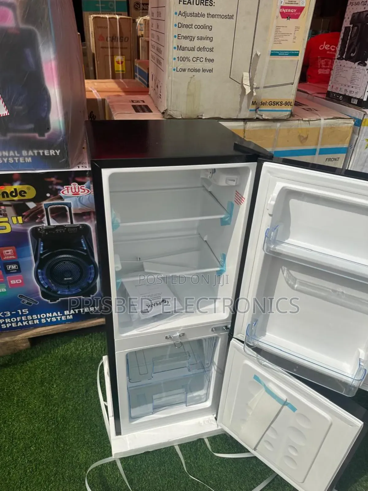 Pearl Table Top Double Door Fridge 77 Litres
