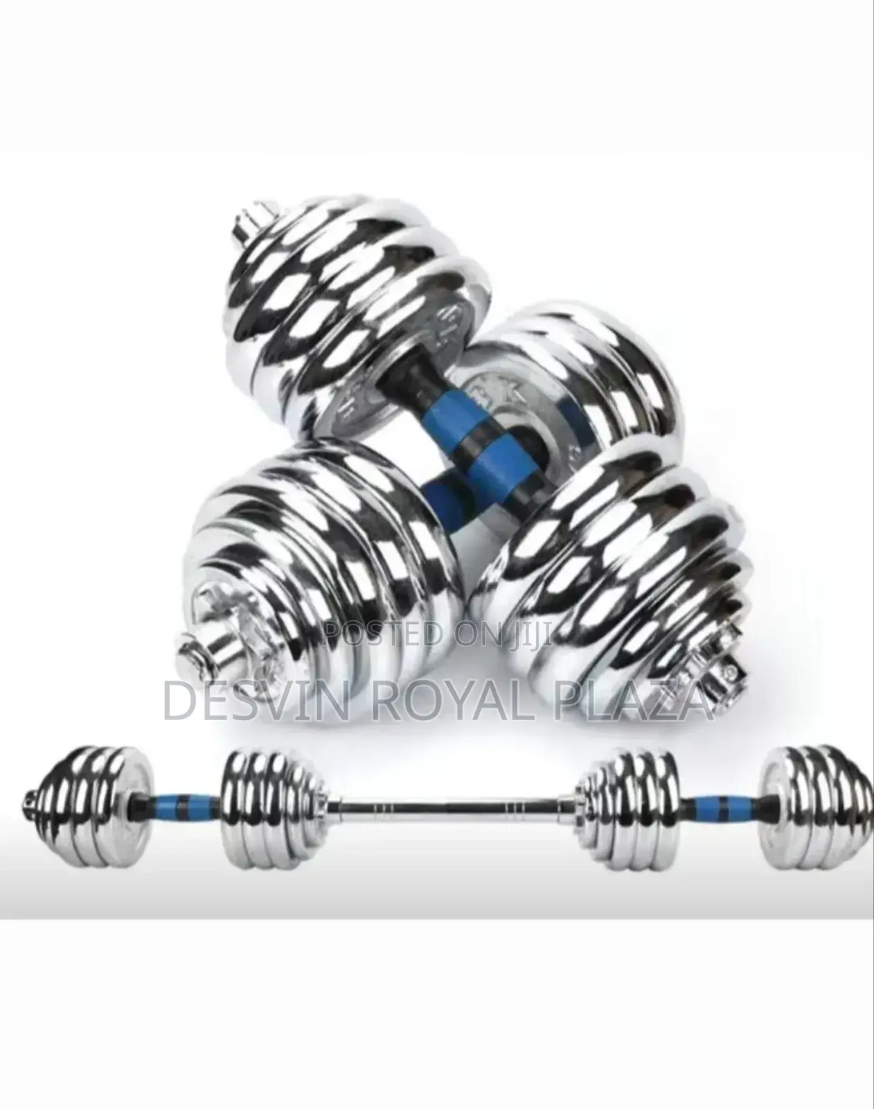 40kg Dumbbell ( Can Be Converted Into a Long Bar )