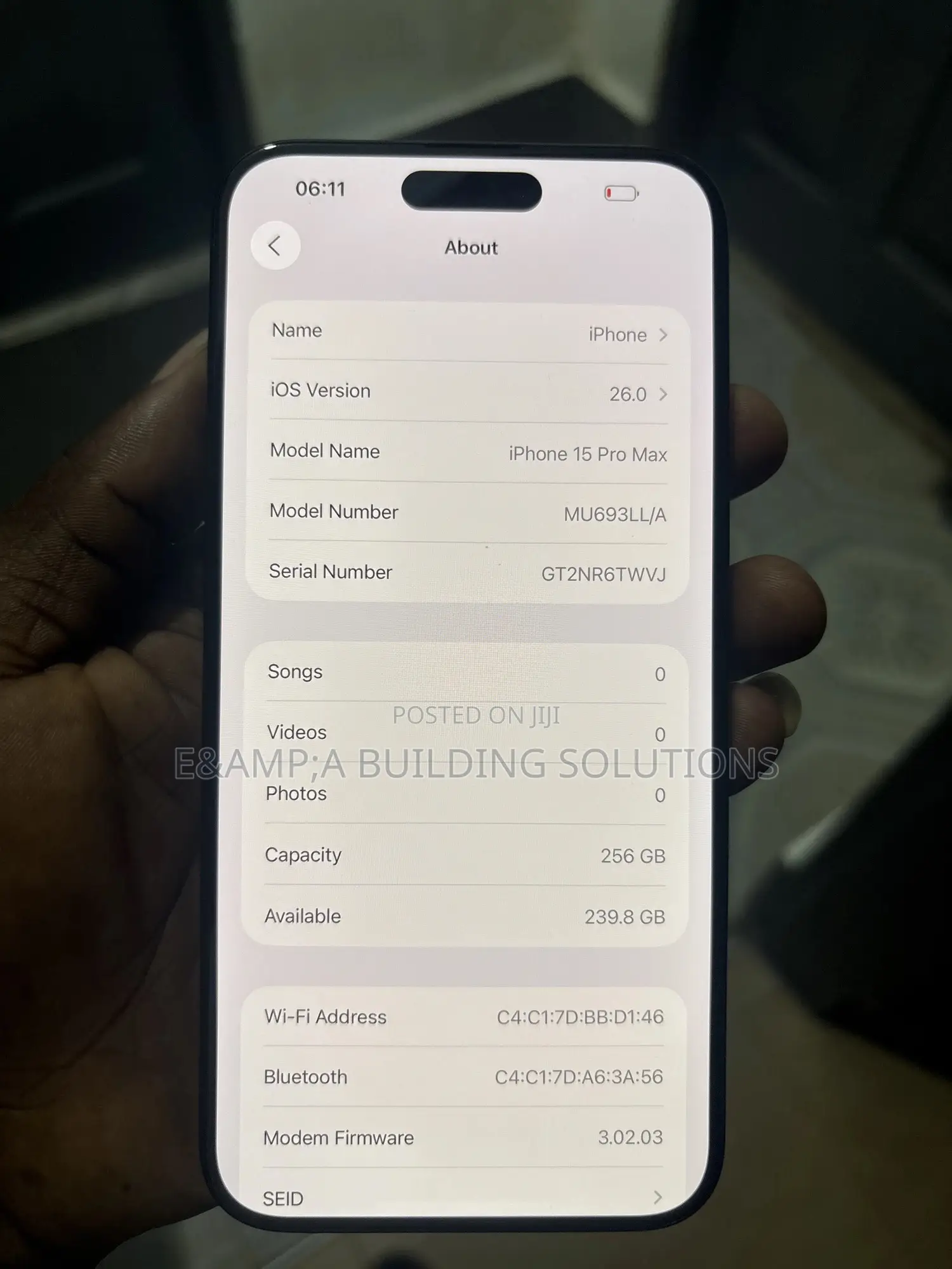 Apple iPhone 15 Pro Max 256 GB