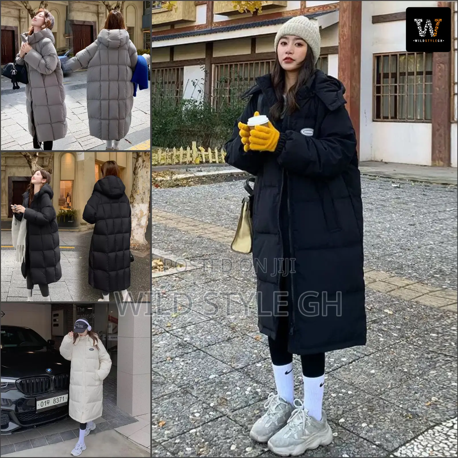 Long Women’S Warm Winter Puffer Jackets