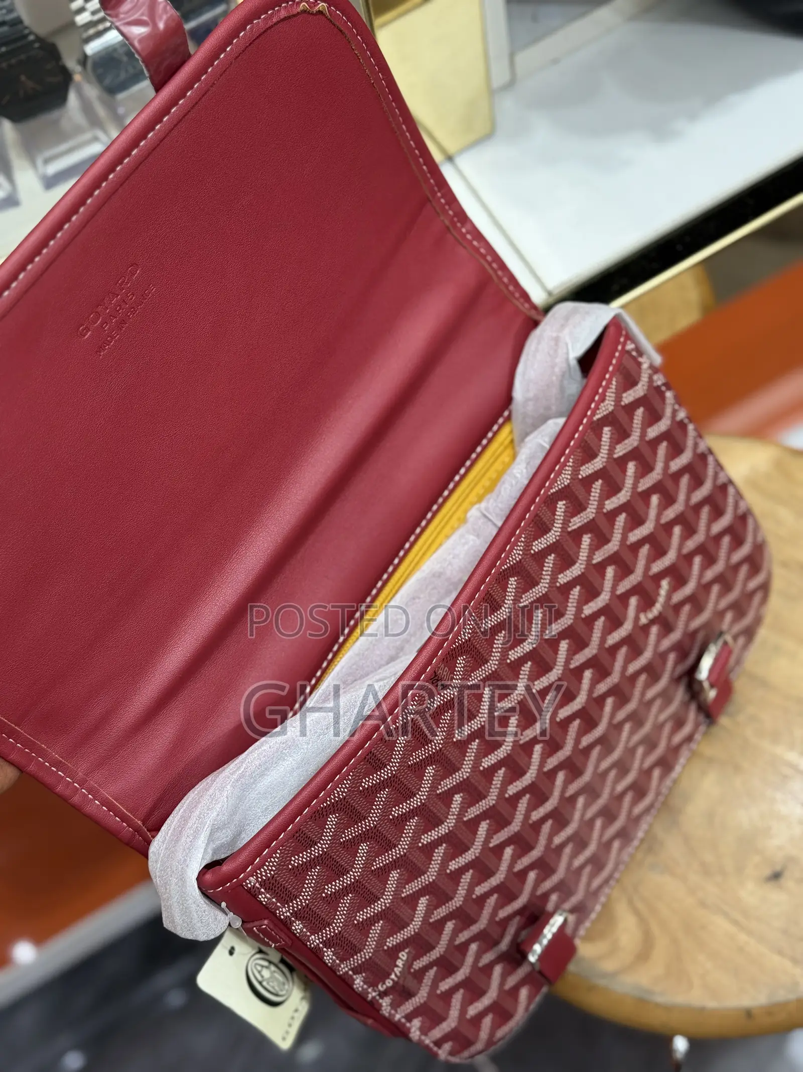 Authentic Goyard Belvédère Pm Sidebag – Burgundy (Special Color)