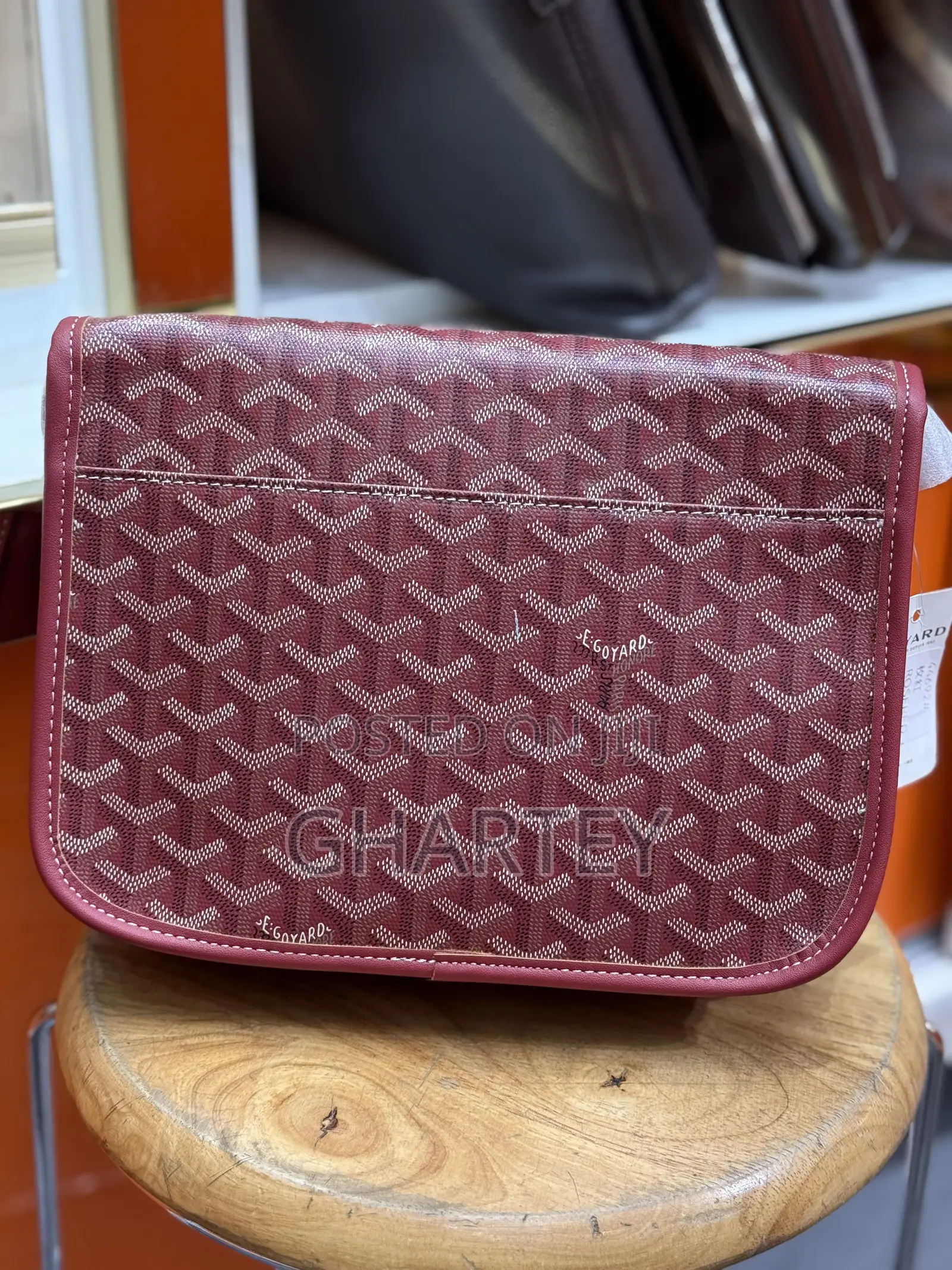 Authentic Goyard Belvédère Pm Sidebag – Burgundy (Special Color)