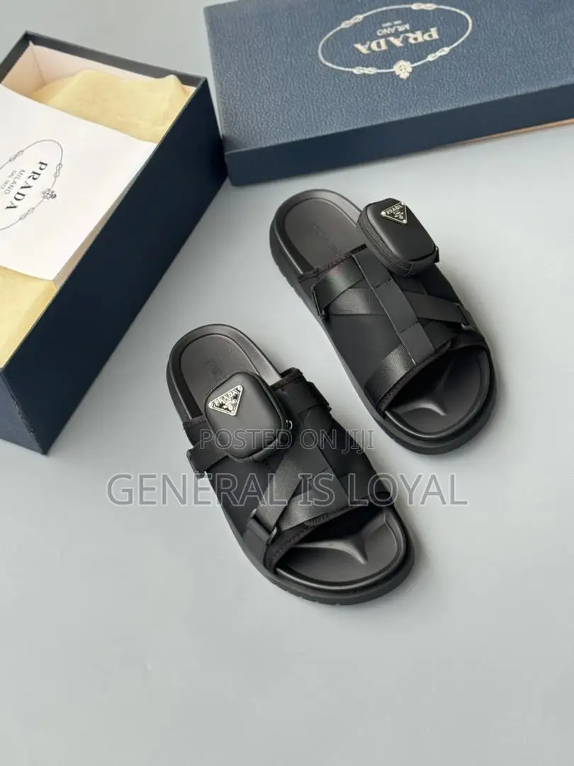 Prada Monolith Men’S Sandals/Slippers