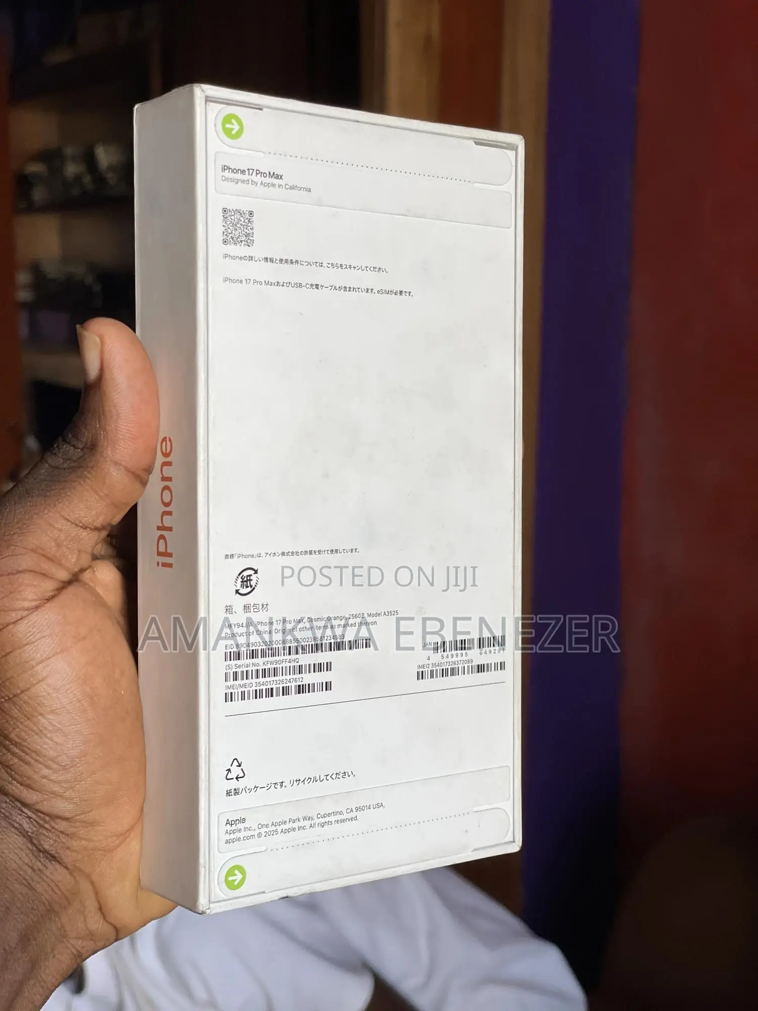 New Apple iPhone 17 Pro Max 256 GB Orange