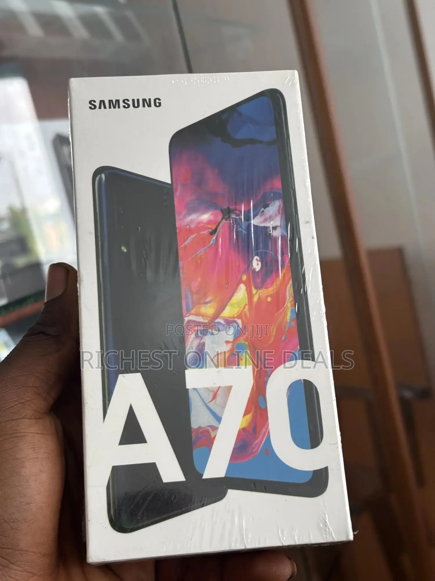 New Samsung Galaxy A70 128 GB Black