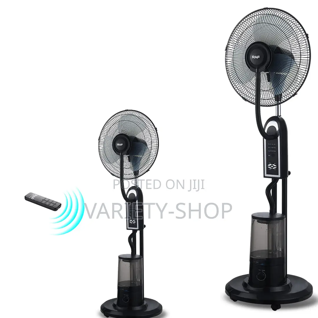 Raf Remote Control Mist Fan – Strong Durable