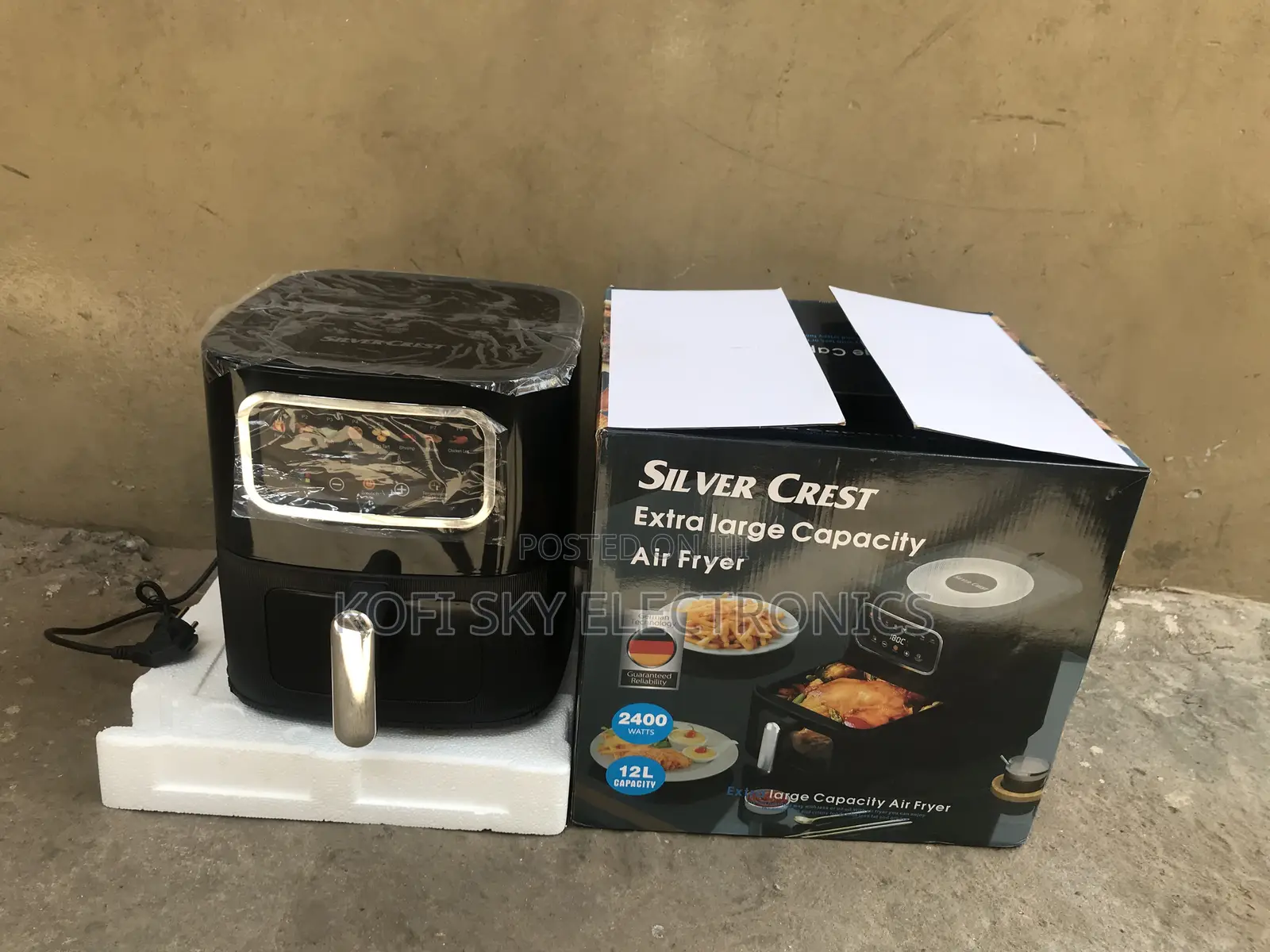 Silver Crest Extra Large Capacity Air Fryer 12l