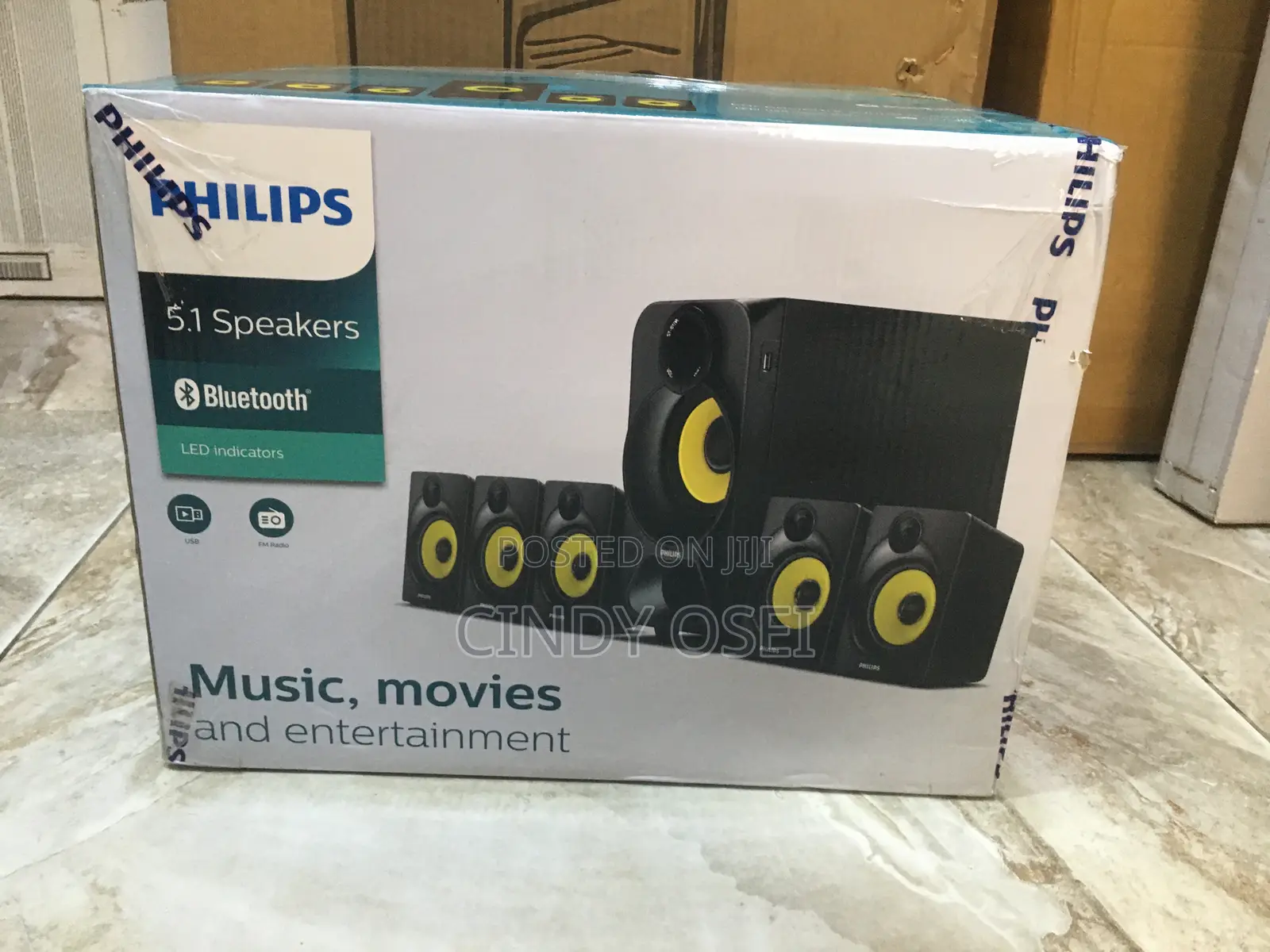 Philips-Spa3800b Philips Speaker 5.1 Bluetooth