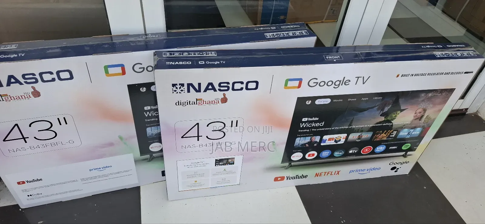 43 Smart Android Google TV Satellite Digital Wifi Original