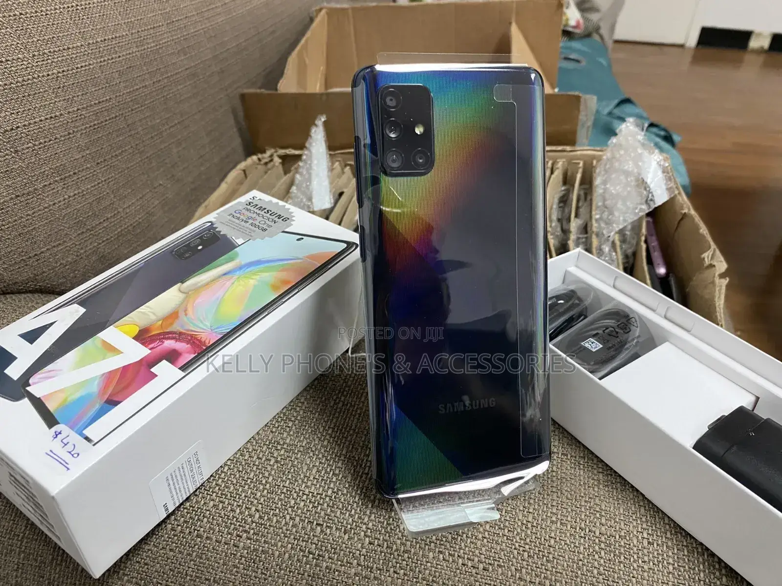 New Samsung Galaxy A71 128 GB Black