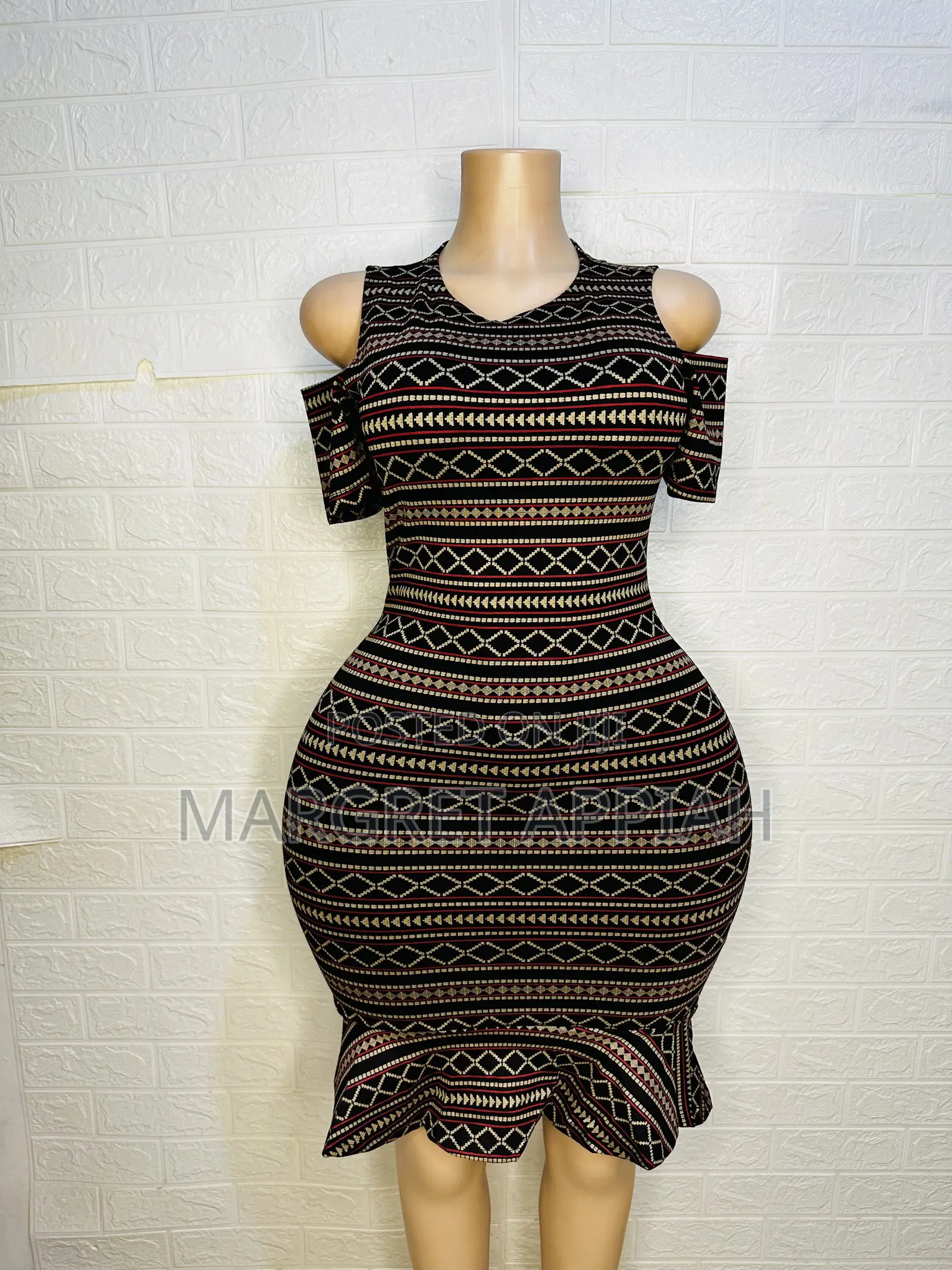 Open Arm Bodycon Dress