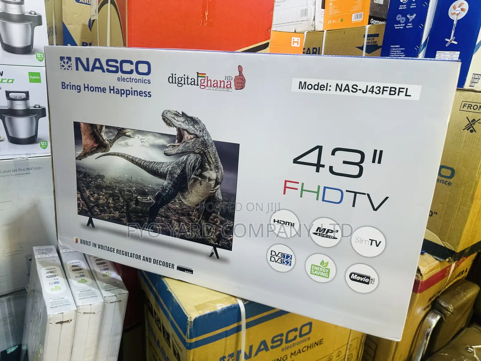 Full Hd Led Display Nasco 43inch Satellite and Digital Tv