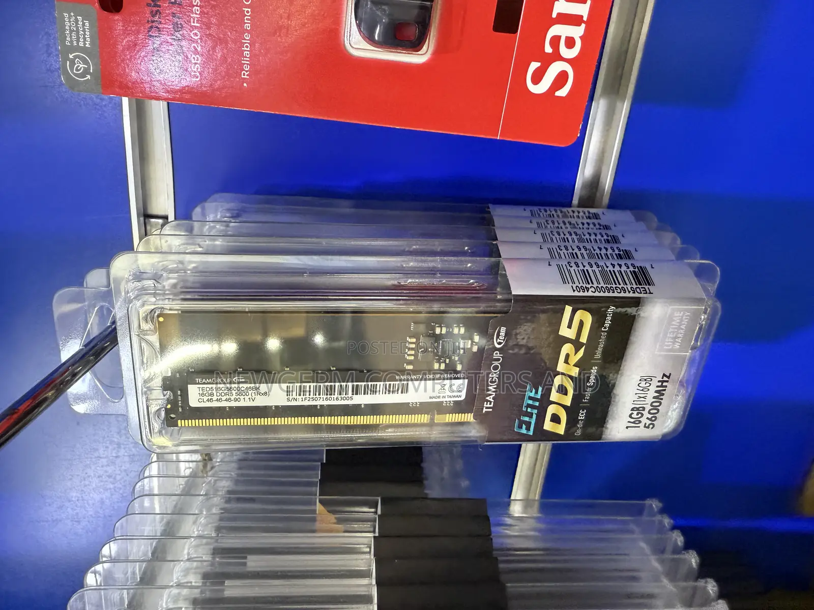 16gb Ddr5 Desktop Memory (Ram) 5600mhz