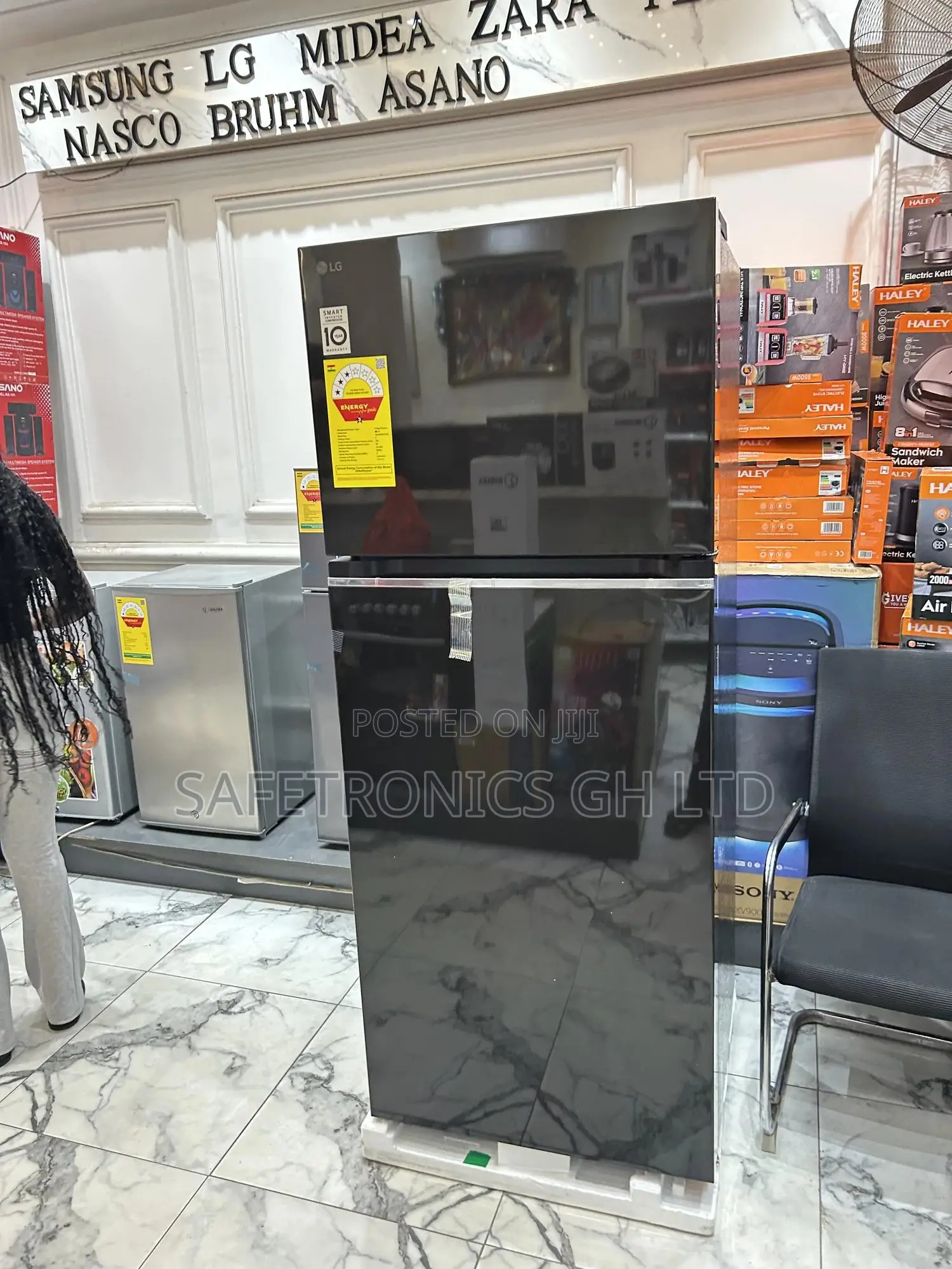 Purchase Affordable Black Lg 395l Gn-B392pxgb Top Mount Fridge