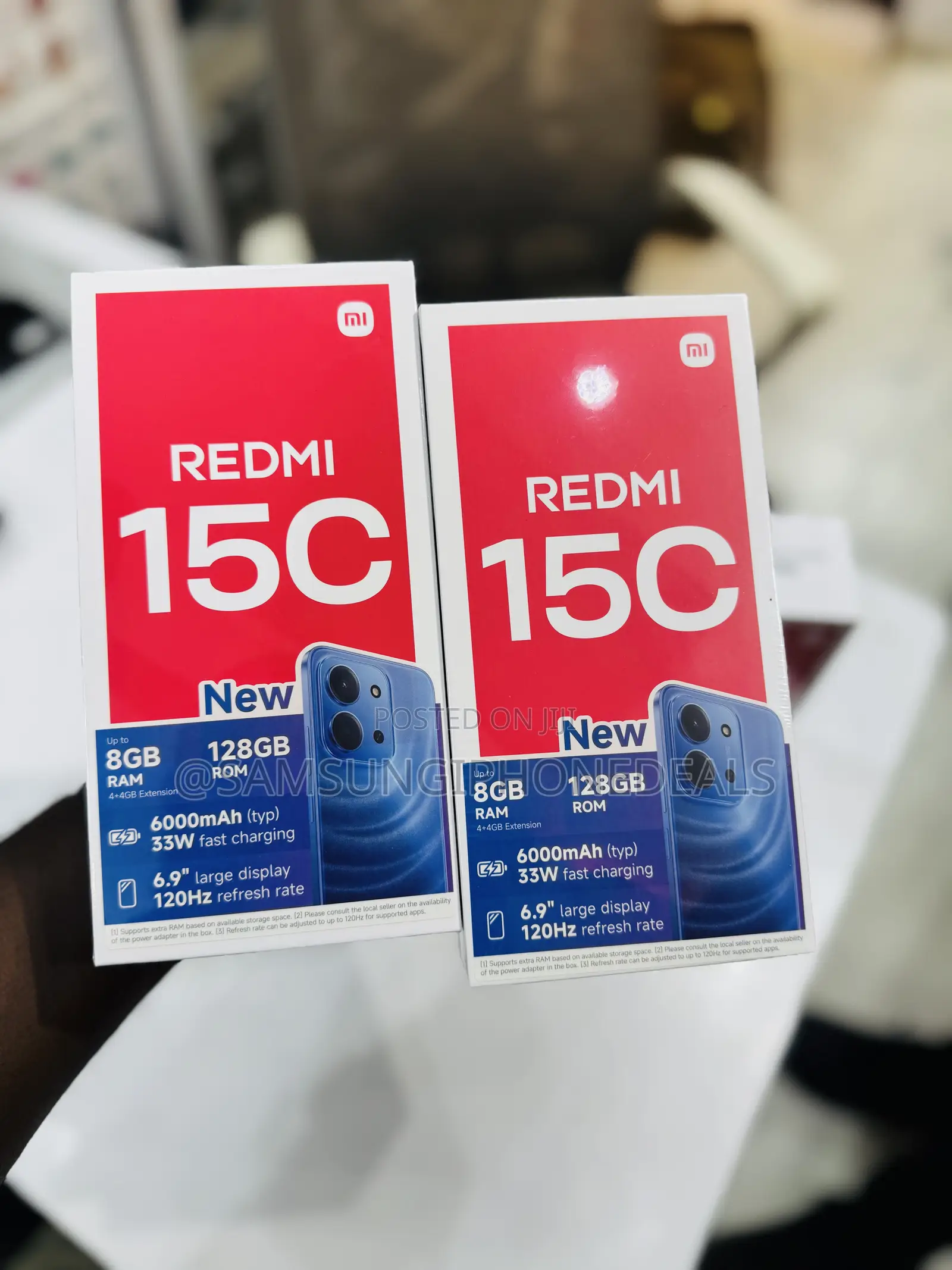 New Xiaomi Redmi 15C 4G 128 GB Blue