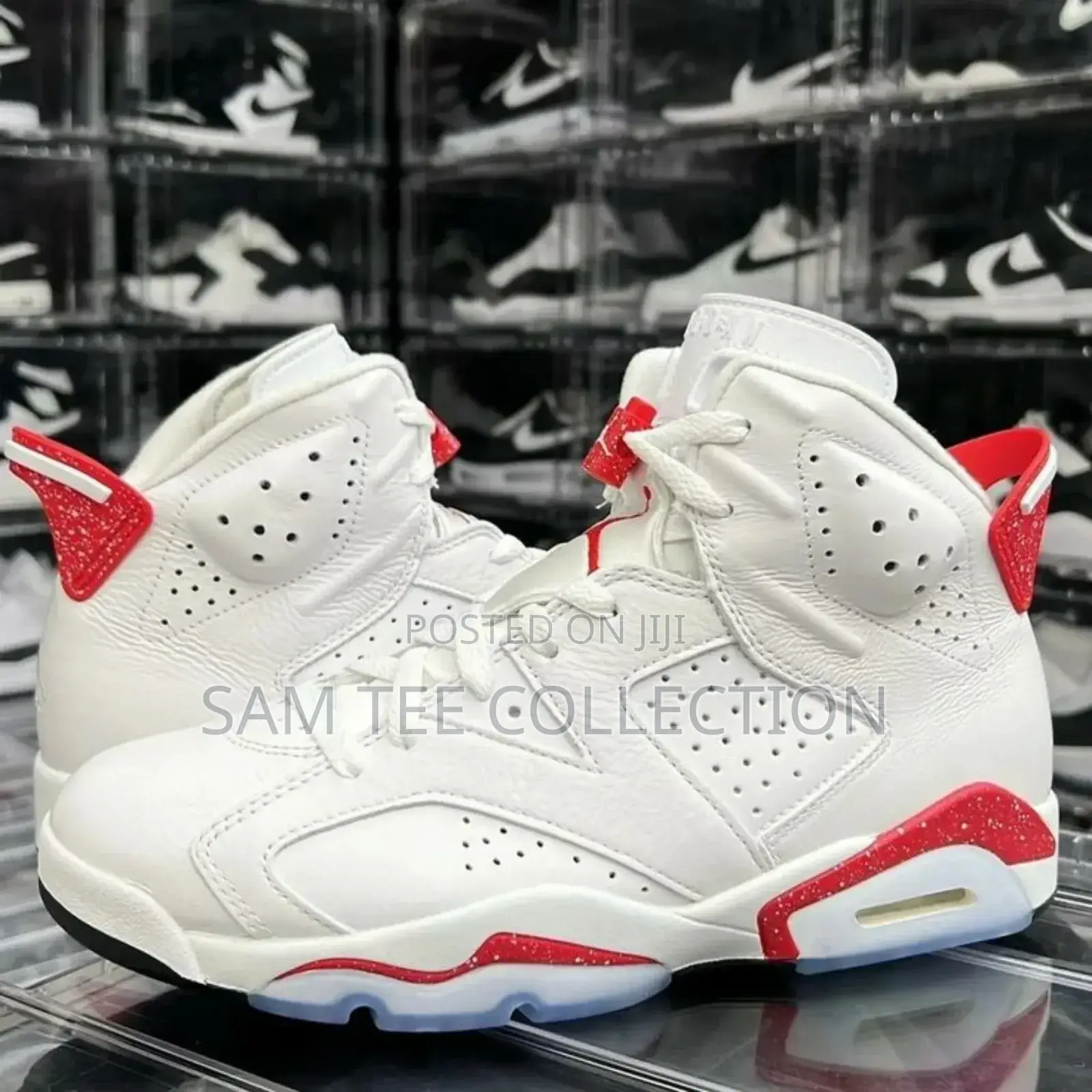 Jordan 6 Retro Fire Red White