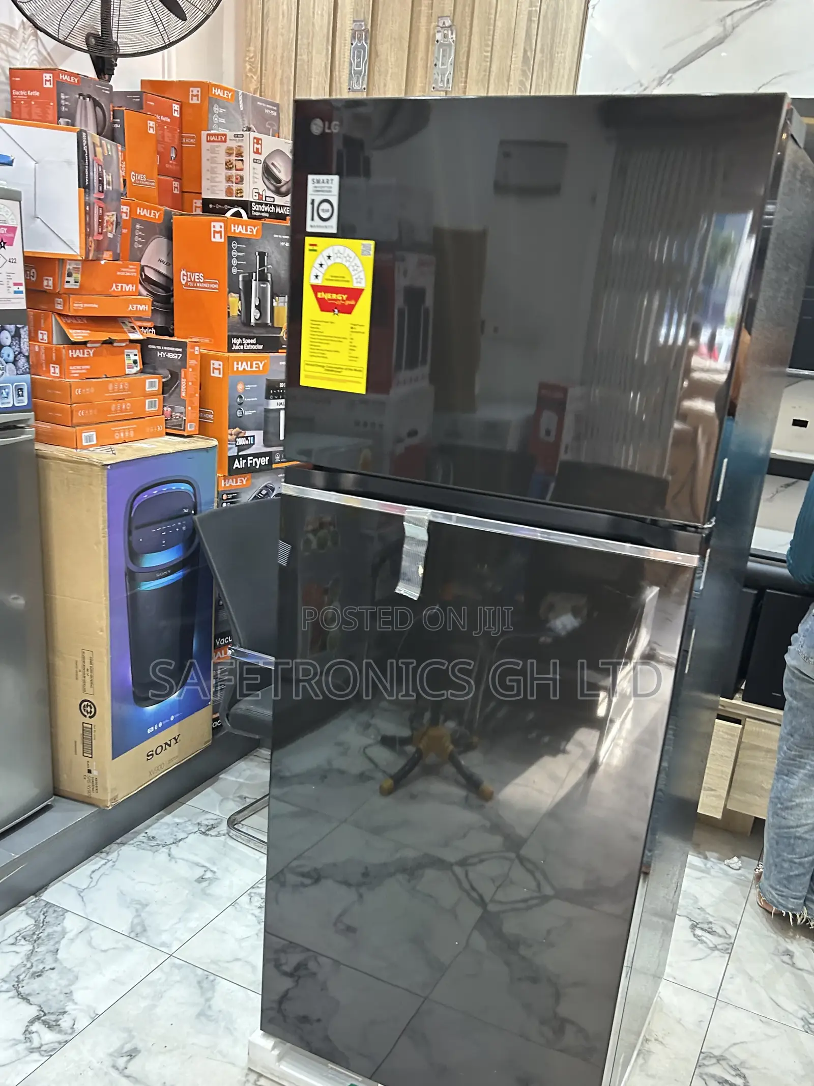High Reliable Grey Doubledoor Top Mount 395l Lg Fridge