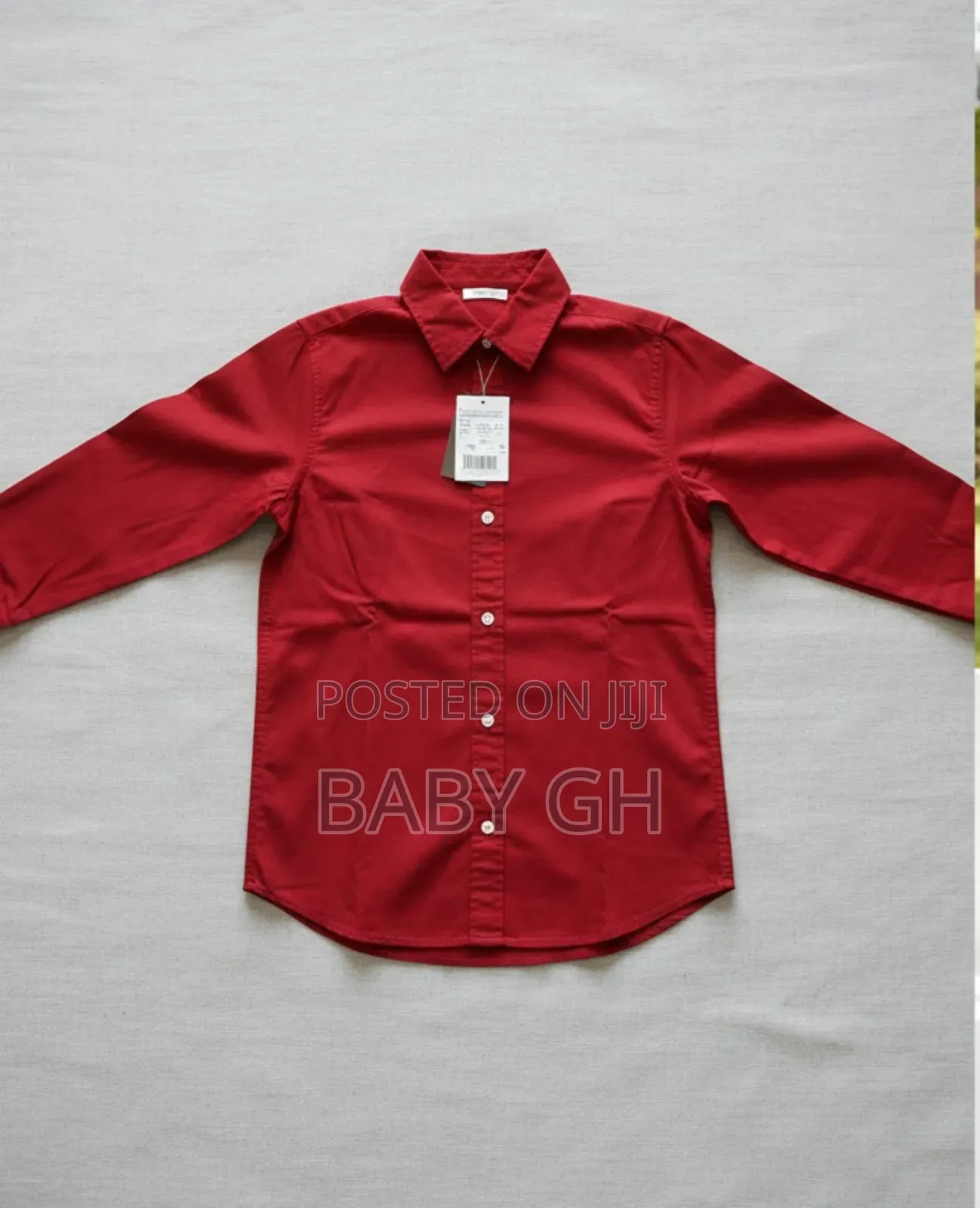 Boys H M Red Shirt