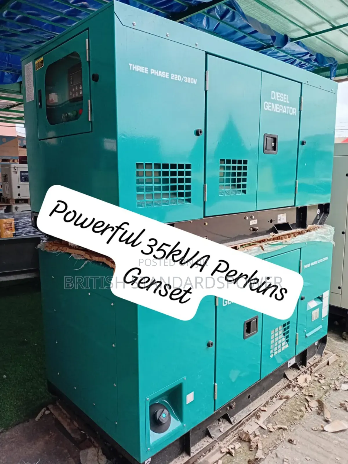 Strong Backup Power With Perkins 35kva Genset