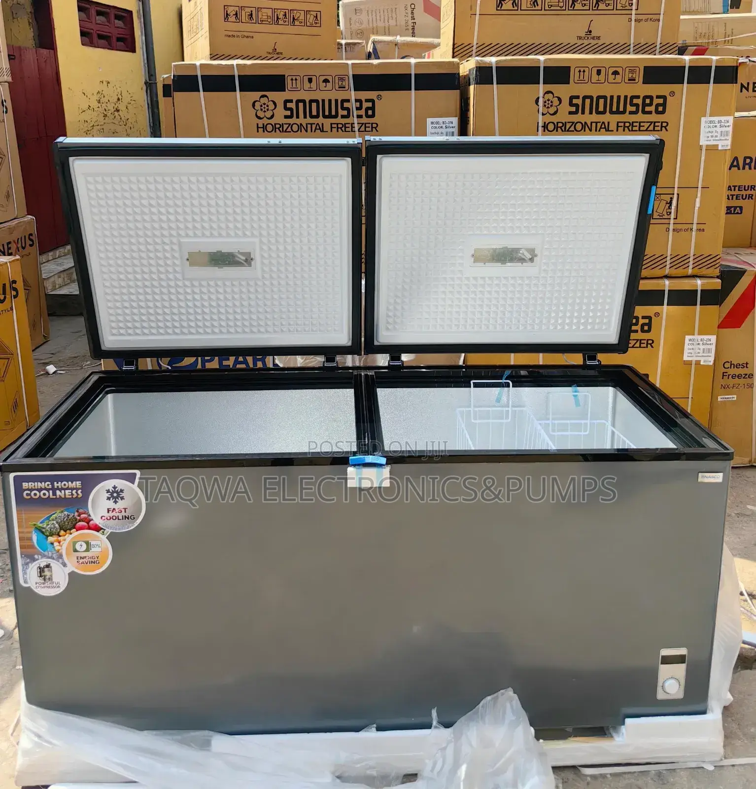 Nasco 545l 2-Star Double Door Chest Freezer