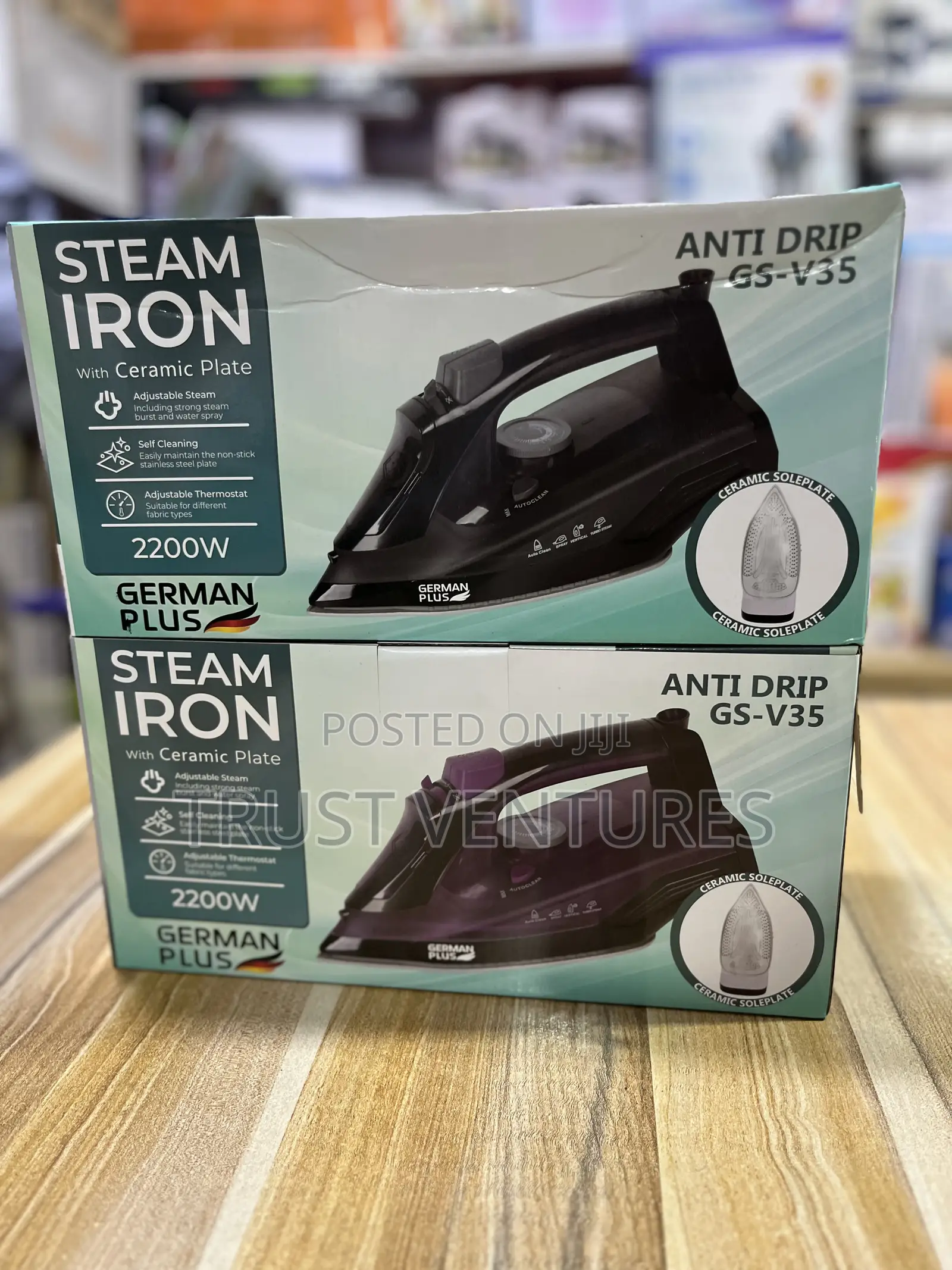 German Plus Steam Iron