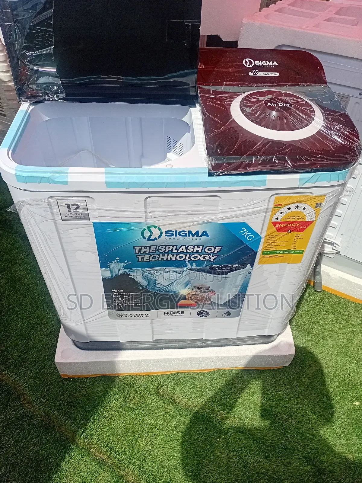 Cleanflow Washer 7kg Sigma Washing Machine