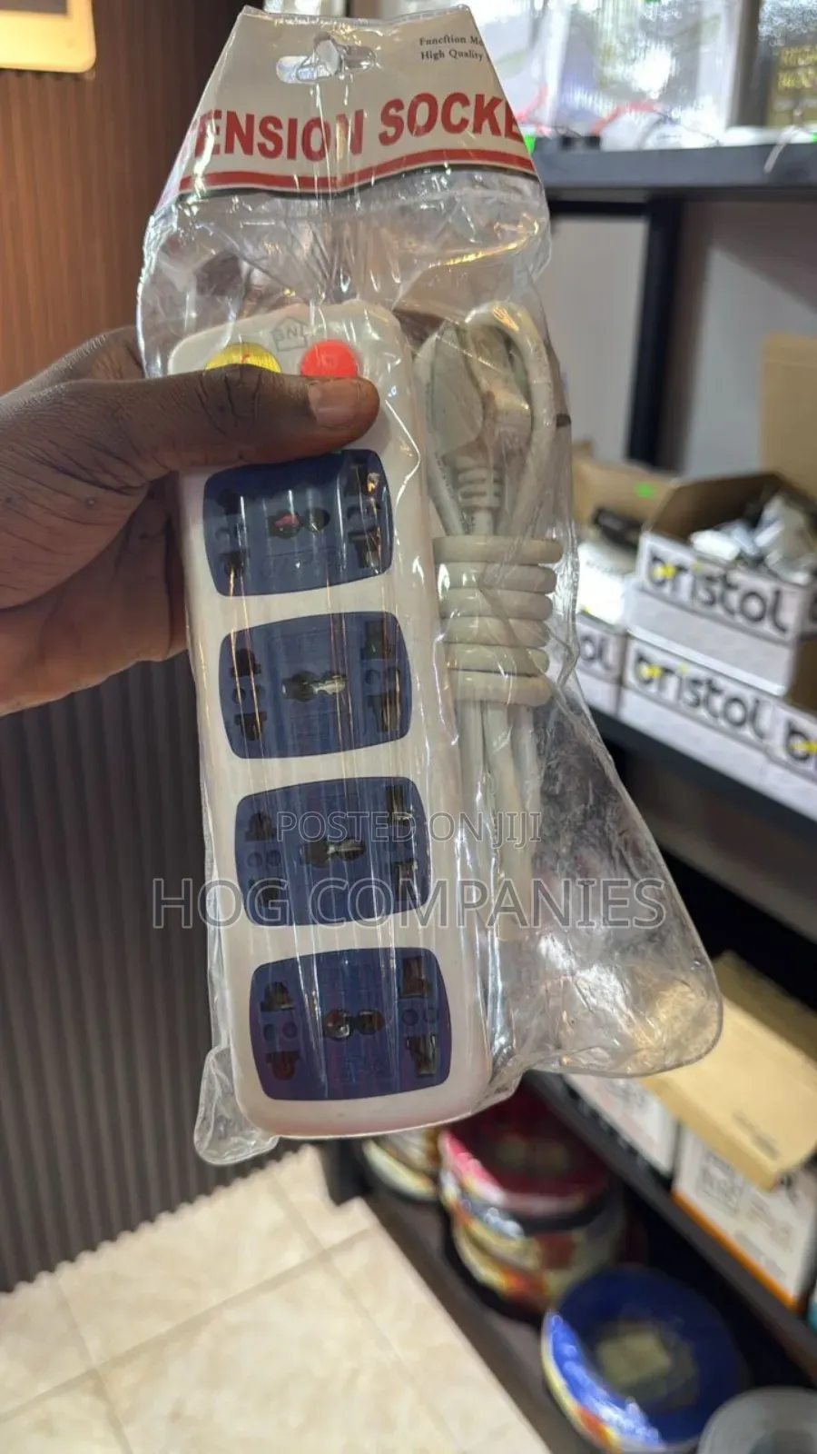 4 Way Universal Extension Socket