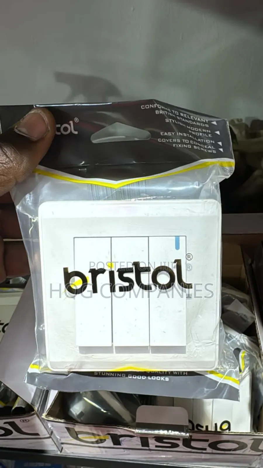 Bristol 3- Gang Switch