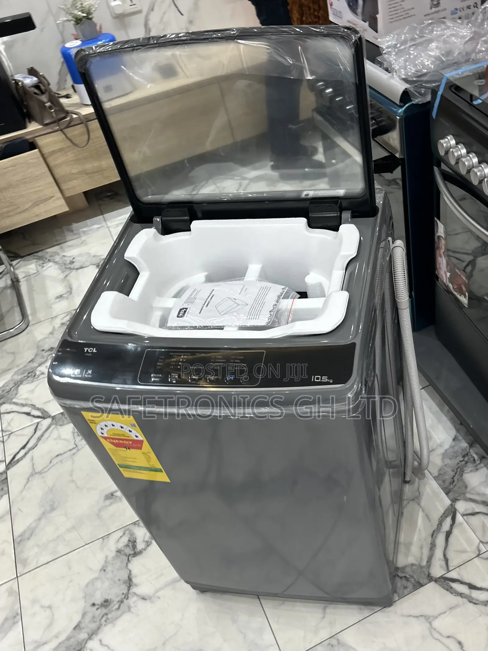 Available TCL New Fully Automatic Grey Smart 11kg (Topload)