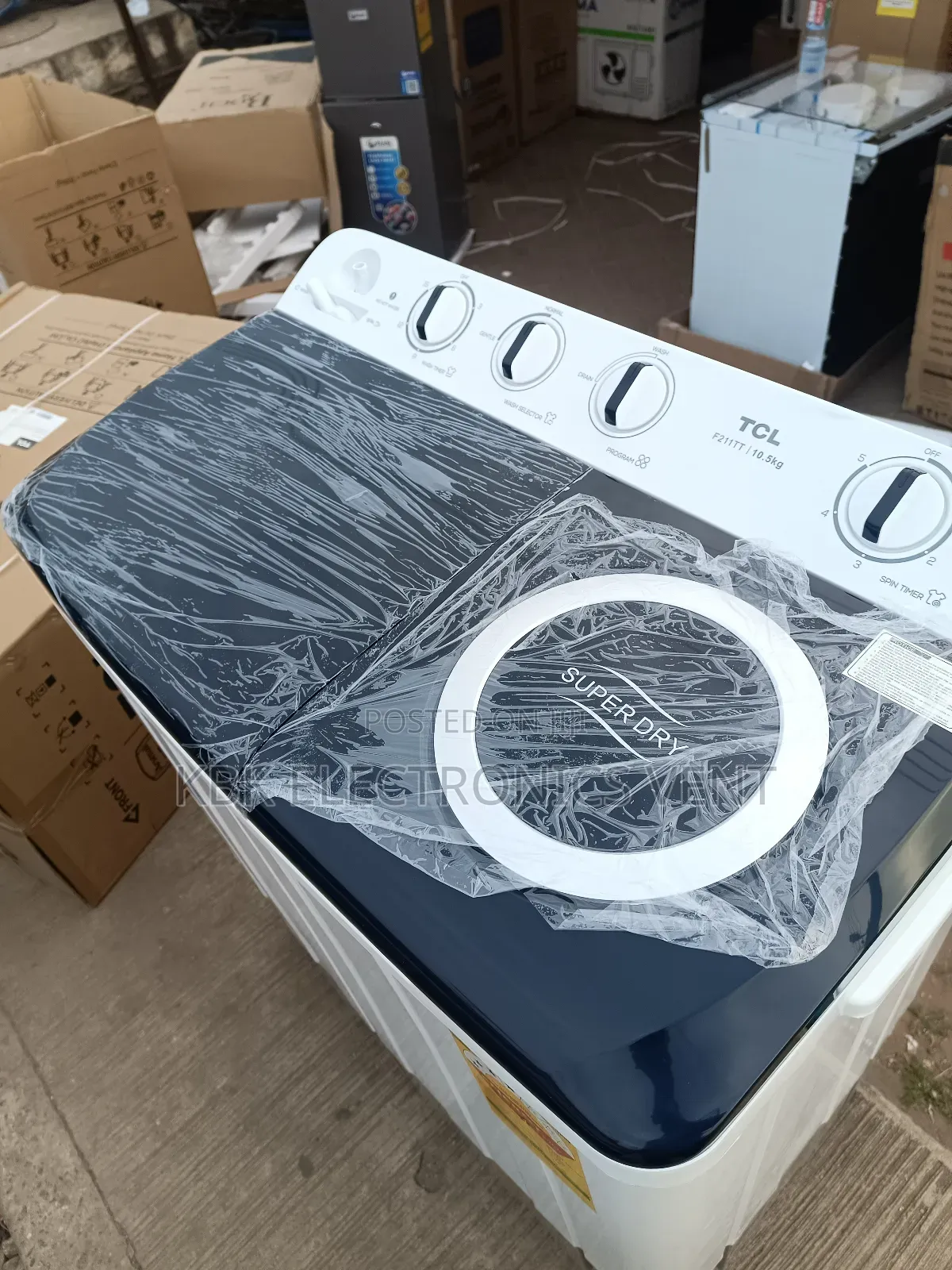 TCL 10.5kg Twin Tub Washing Machine
