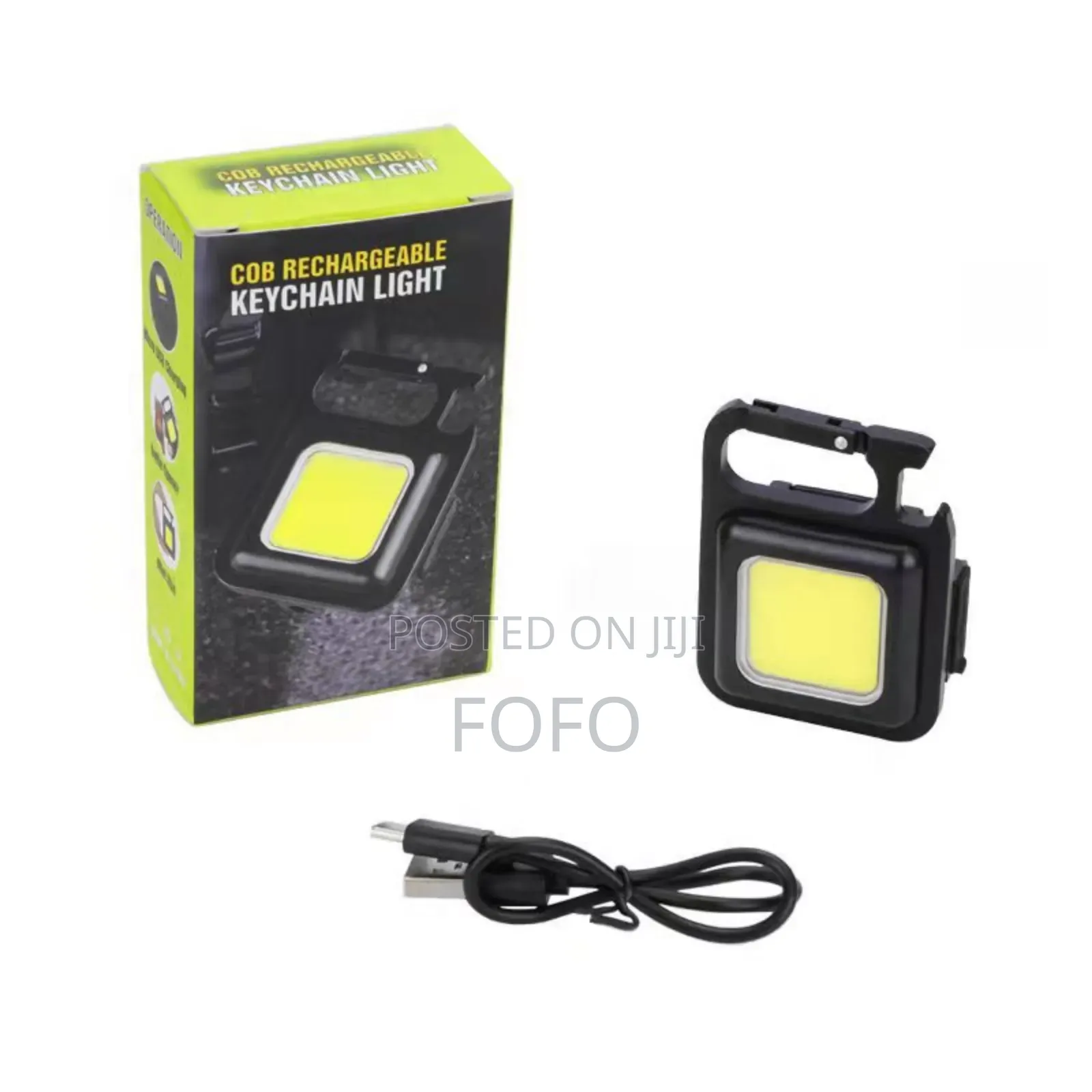 Cob Rechargeable Keychain Light (800ma Battery)