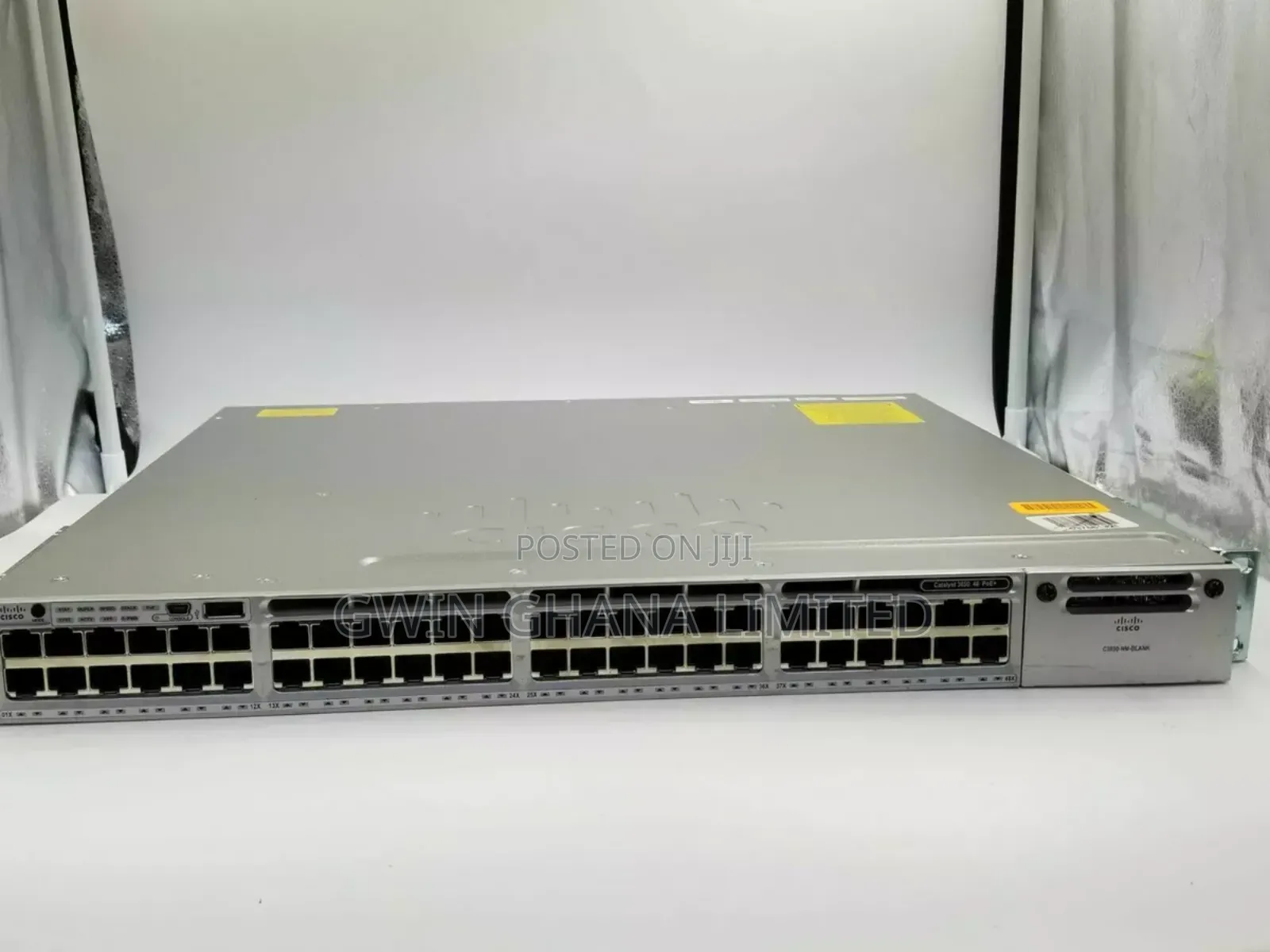 Cisco Catalyst 3850 48-Port Gigabit Poe+ Network Switch Ws-C3850-48p-