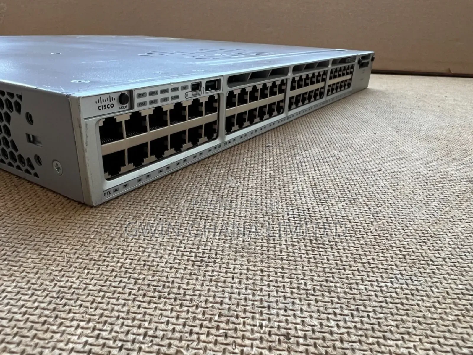Cisco Catalyst 3850 48-Port Gigabit Poe+ Network Switch Ws-C3850-48p-