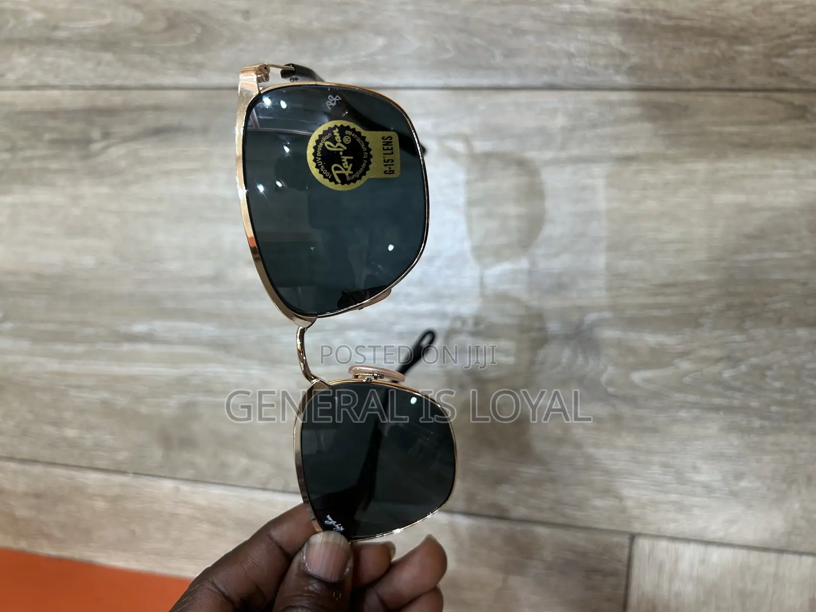 Rayban Ferrari Gold Sunglasses
