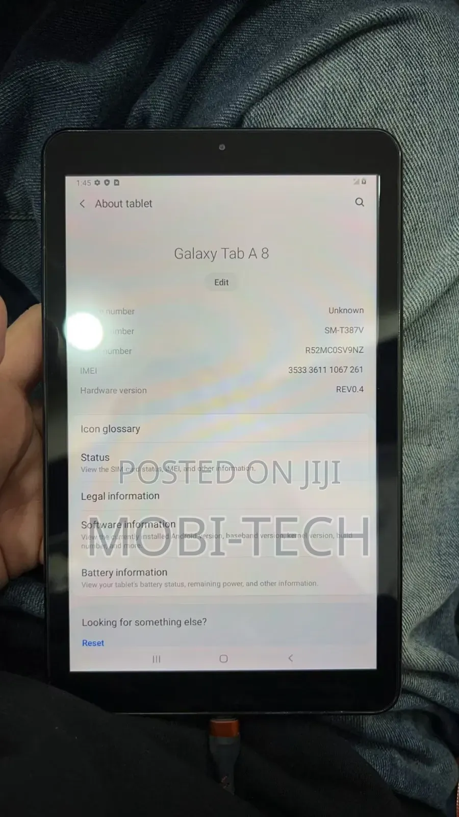 New Samsung Galaxy Tab A 8.0 (2019) 32 GB Black
