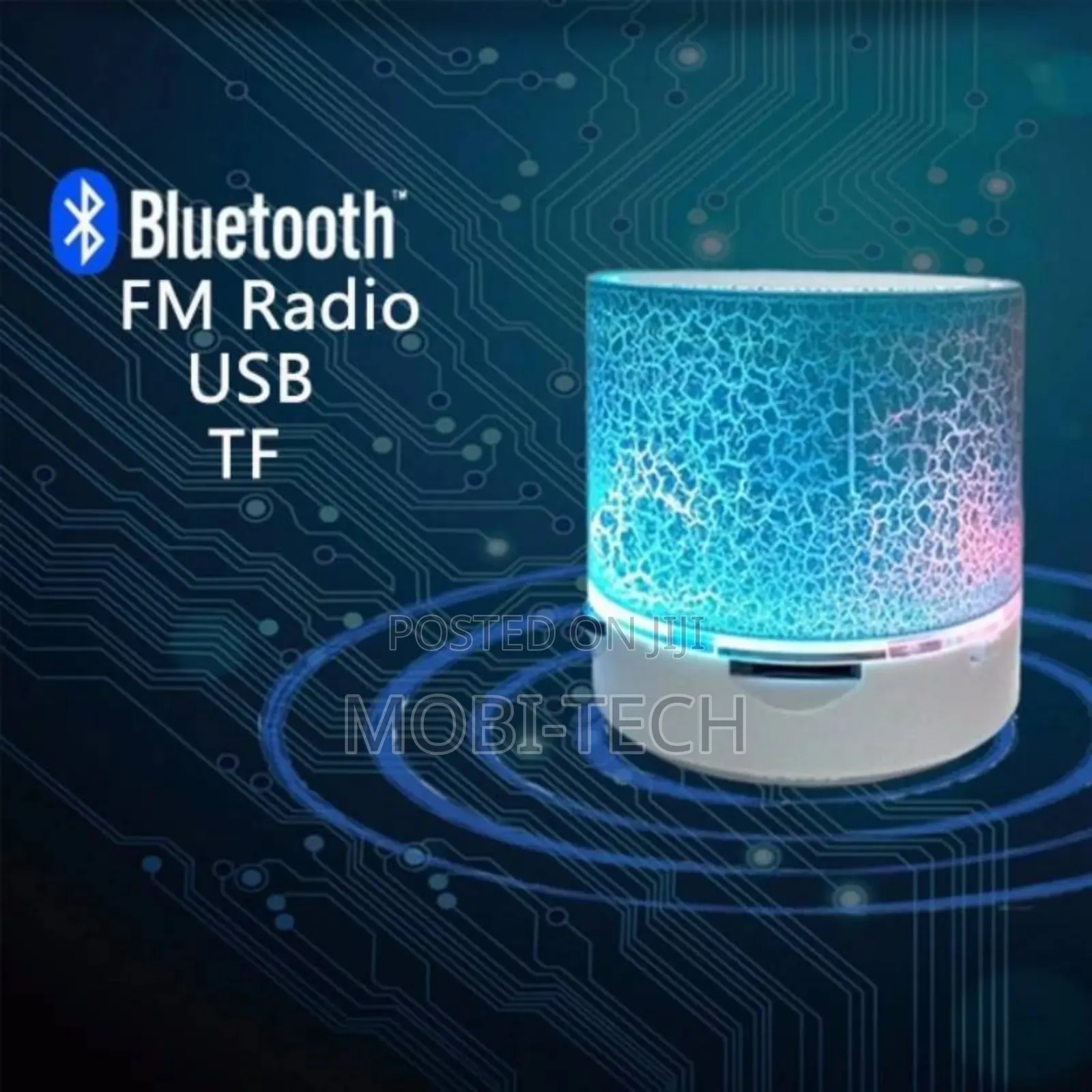 Bluetooth Speaker With Led Lights.