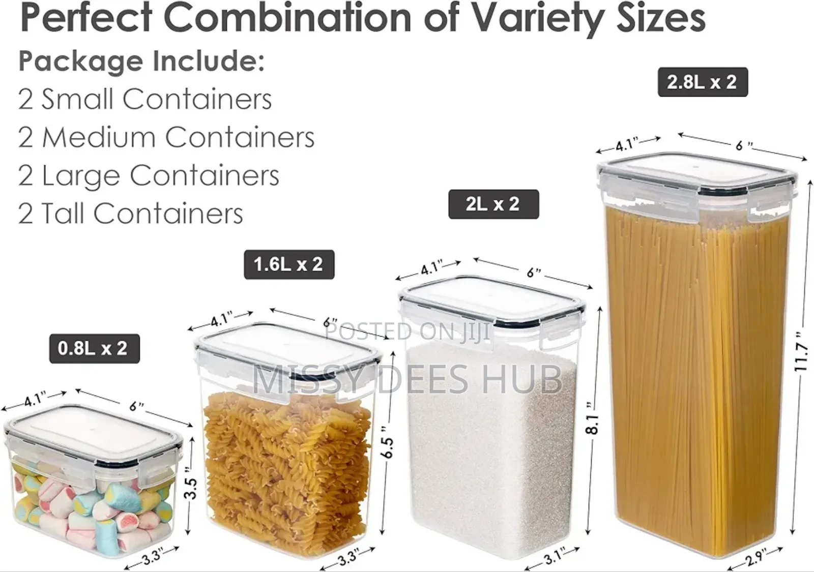 8pcs Air-Tight Storage Set