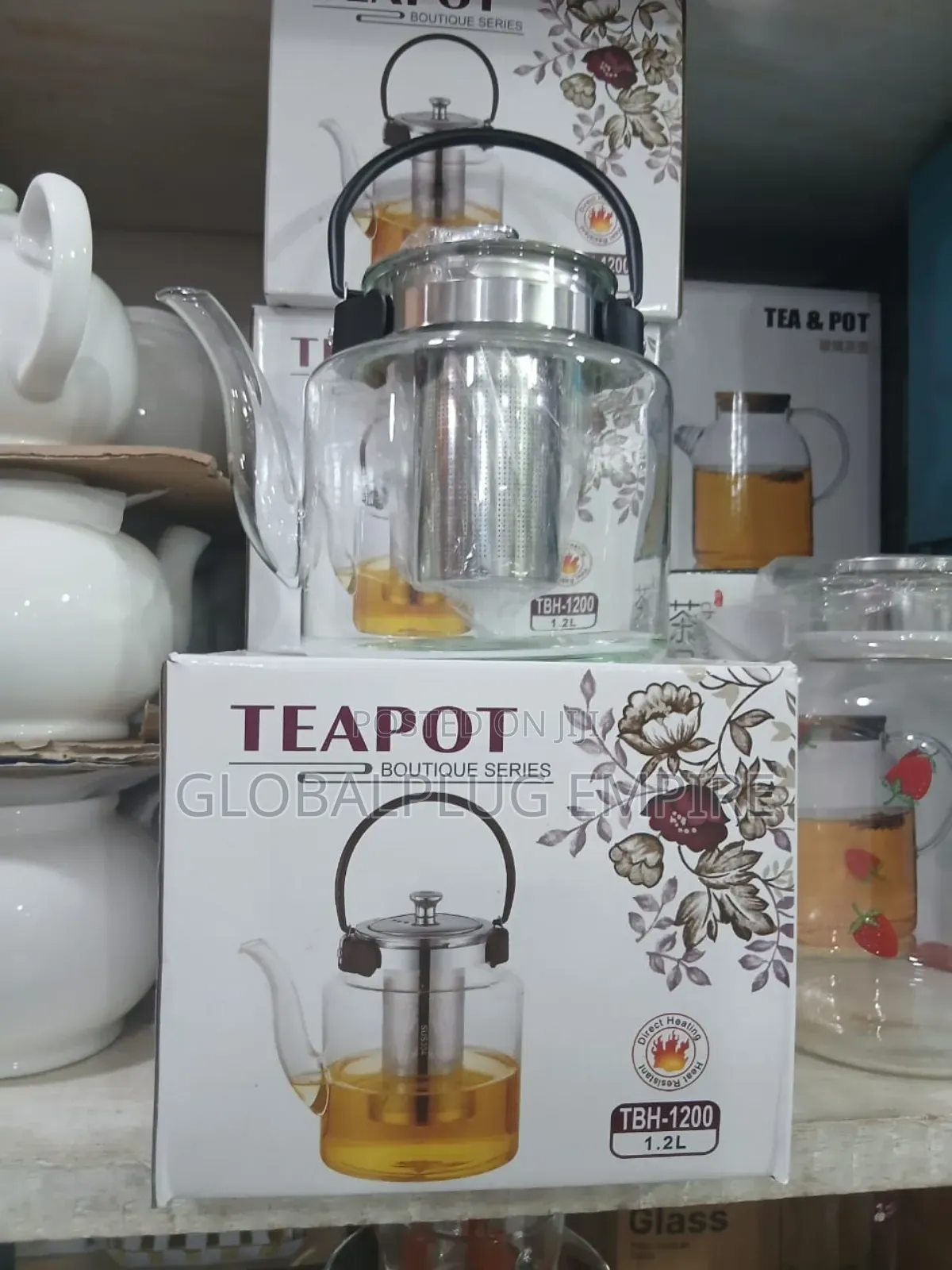 Thick Glass Teapot With Infuser