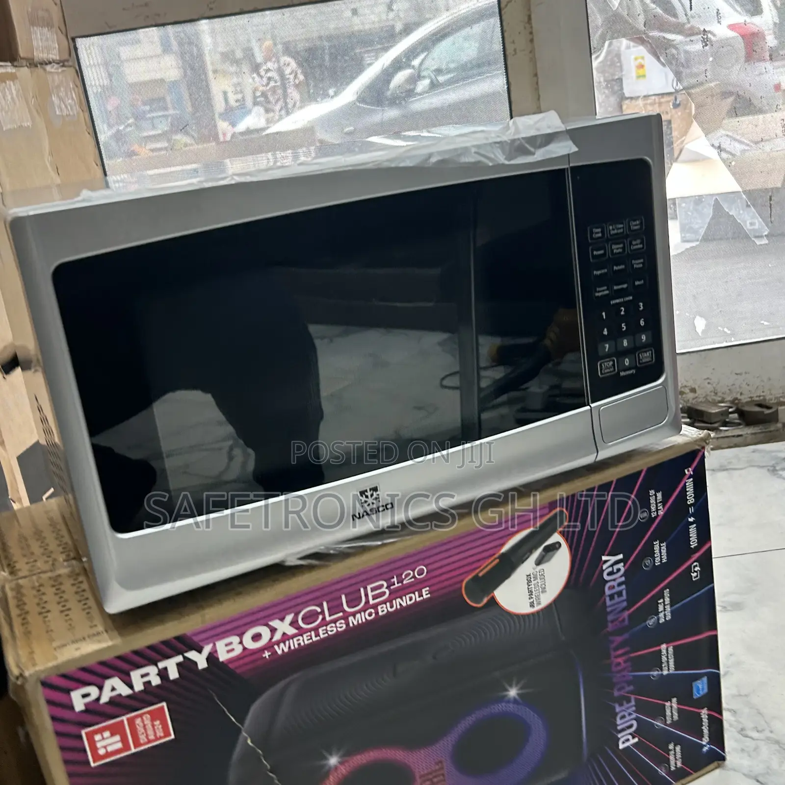 Top Notch 25 Liters Countertop Nasco Grey Microwave