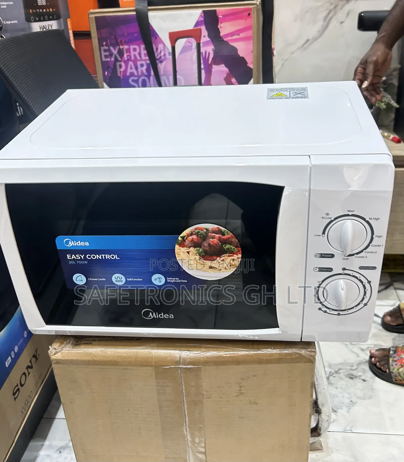 Purchase White Midea 20 Liters Countertop Microwave