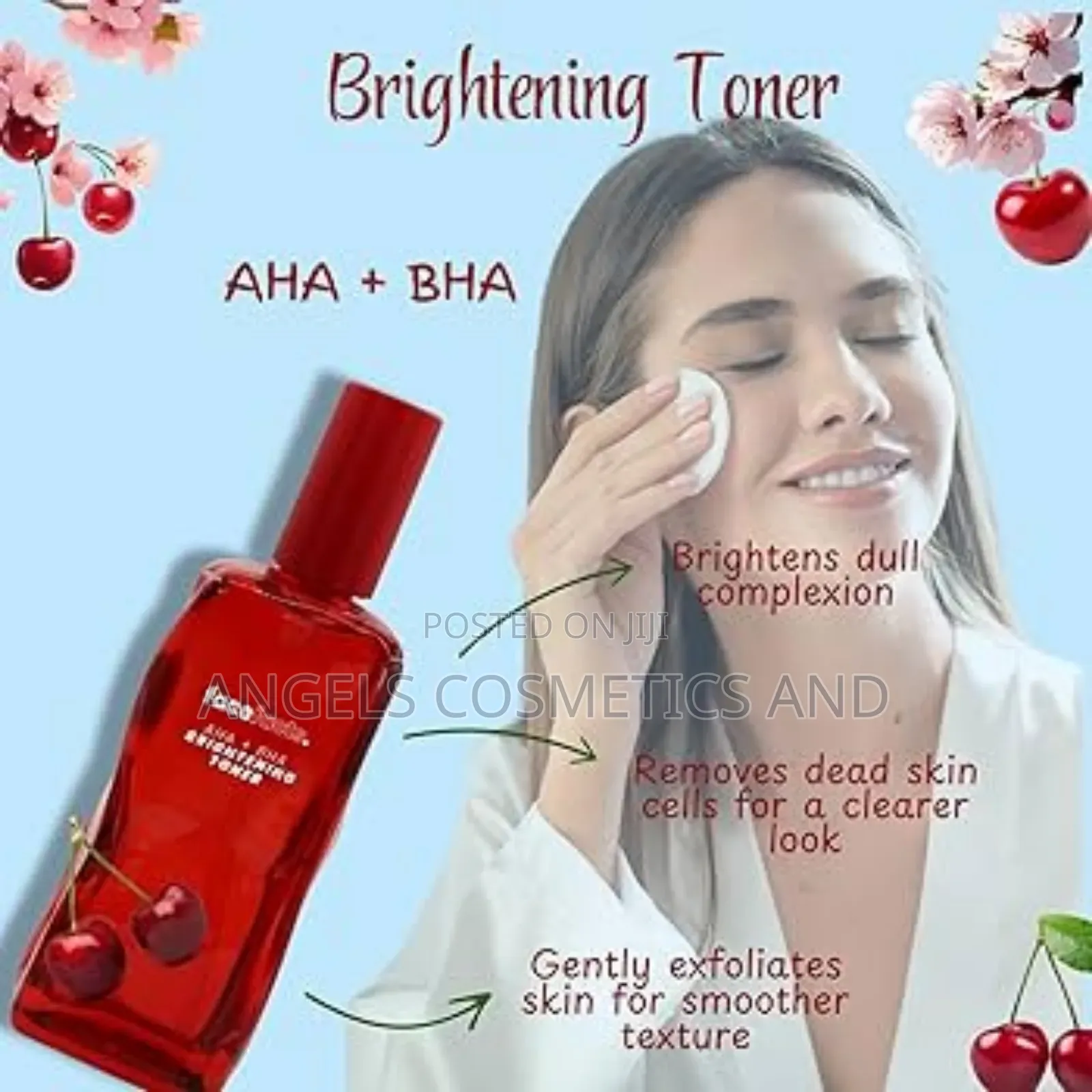 Face Facts Cherry Bliss Aha+Bha Toner