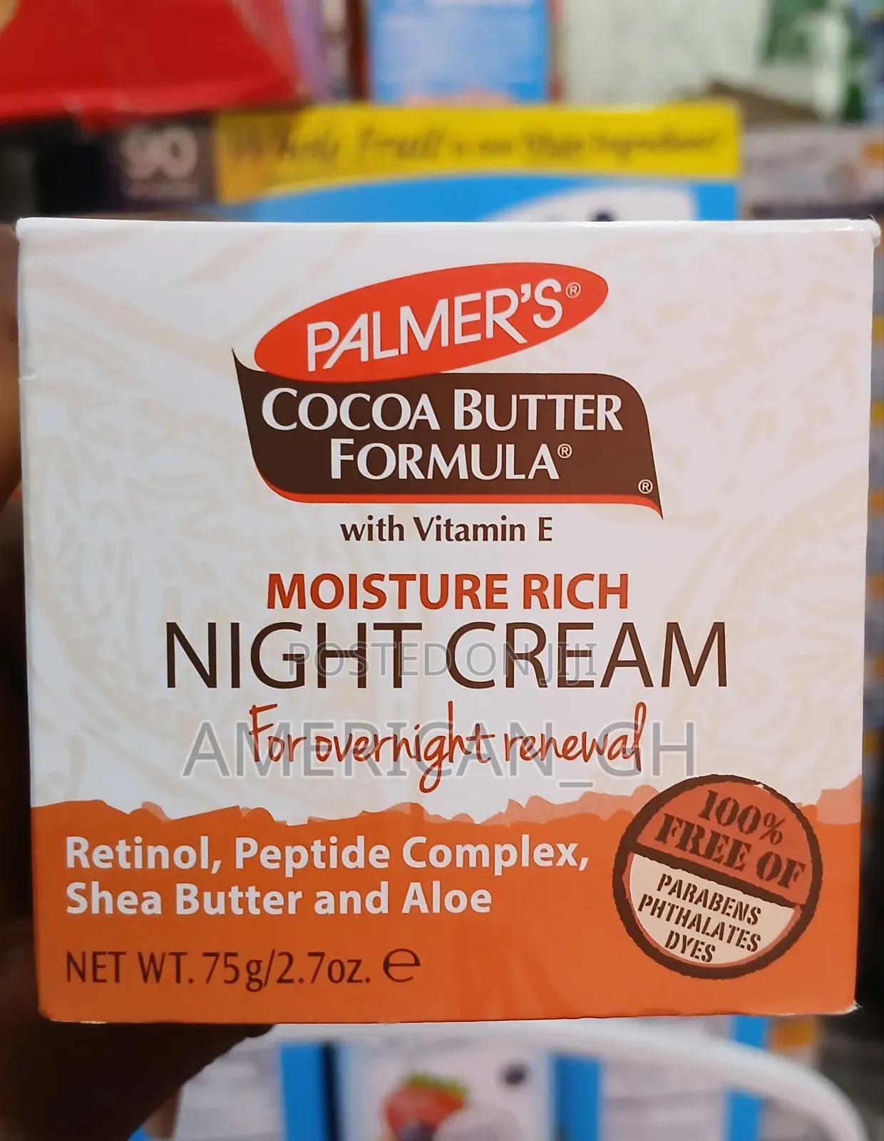 Palmers Night Cream With Vitamin E, 75g