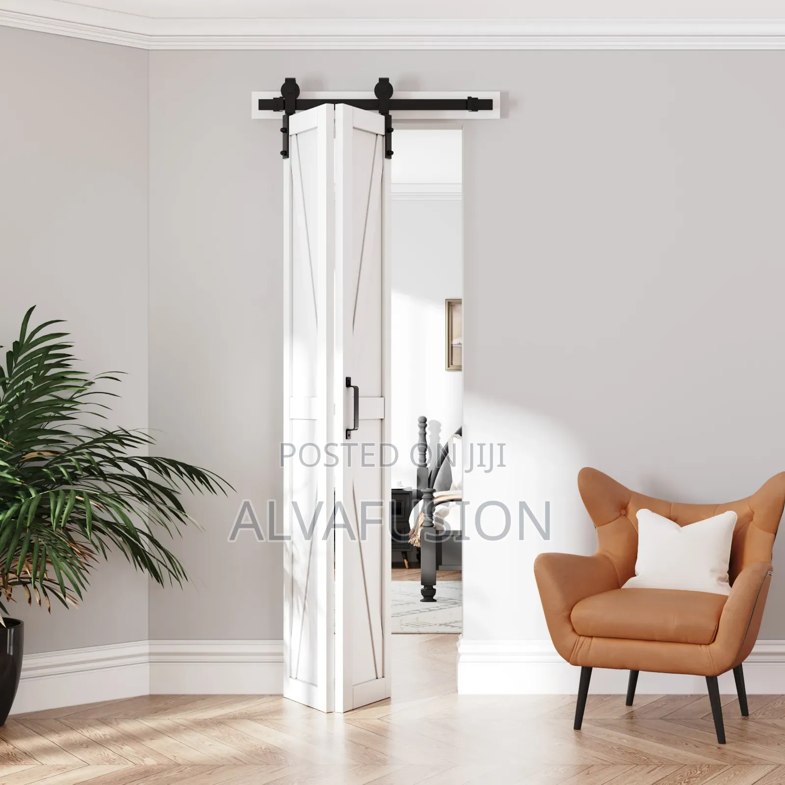Bifold Barn Door Mechanism