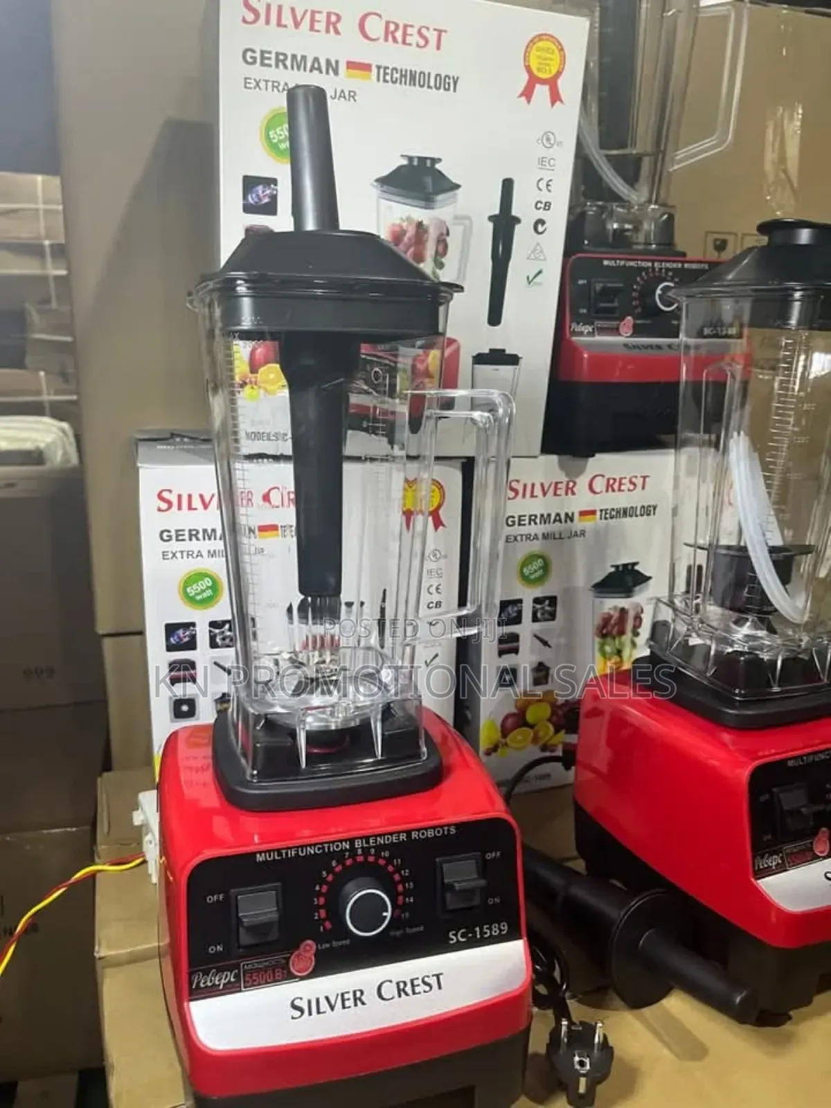 2 in 1 Silver Crest Blender 5500w