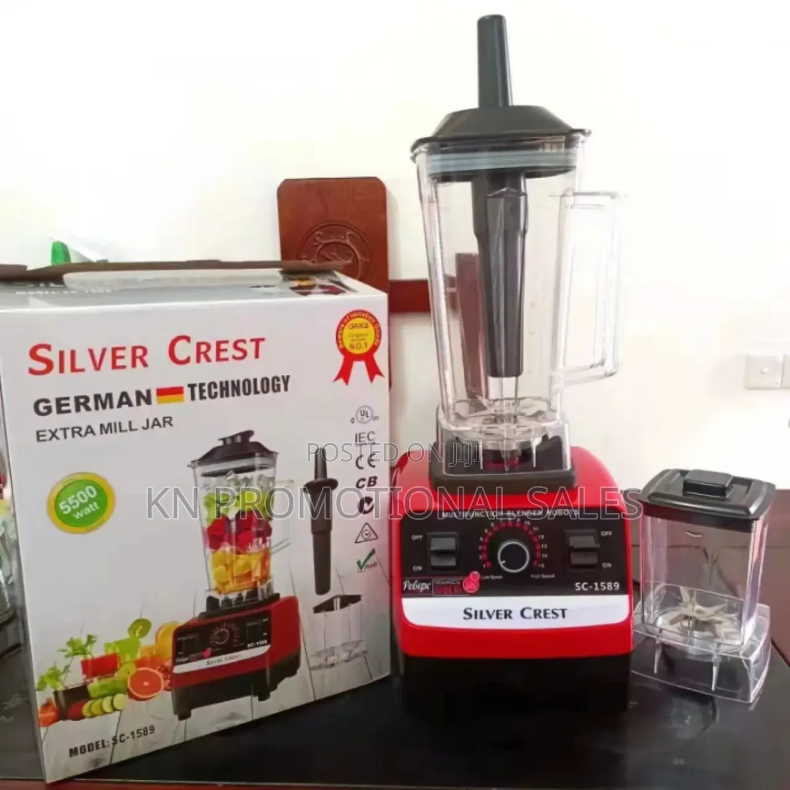 2 in 1 Silver Crest Blender 5500w