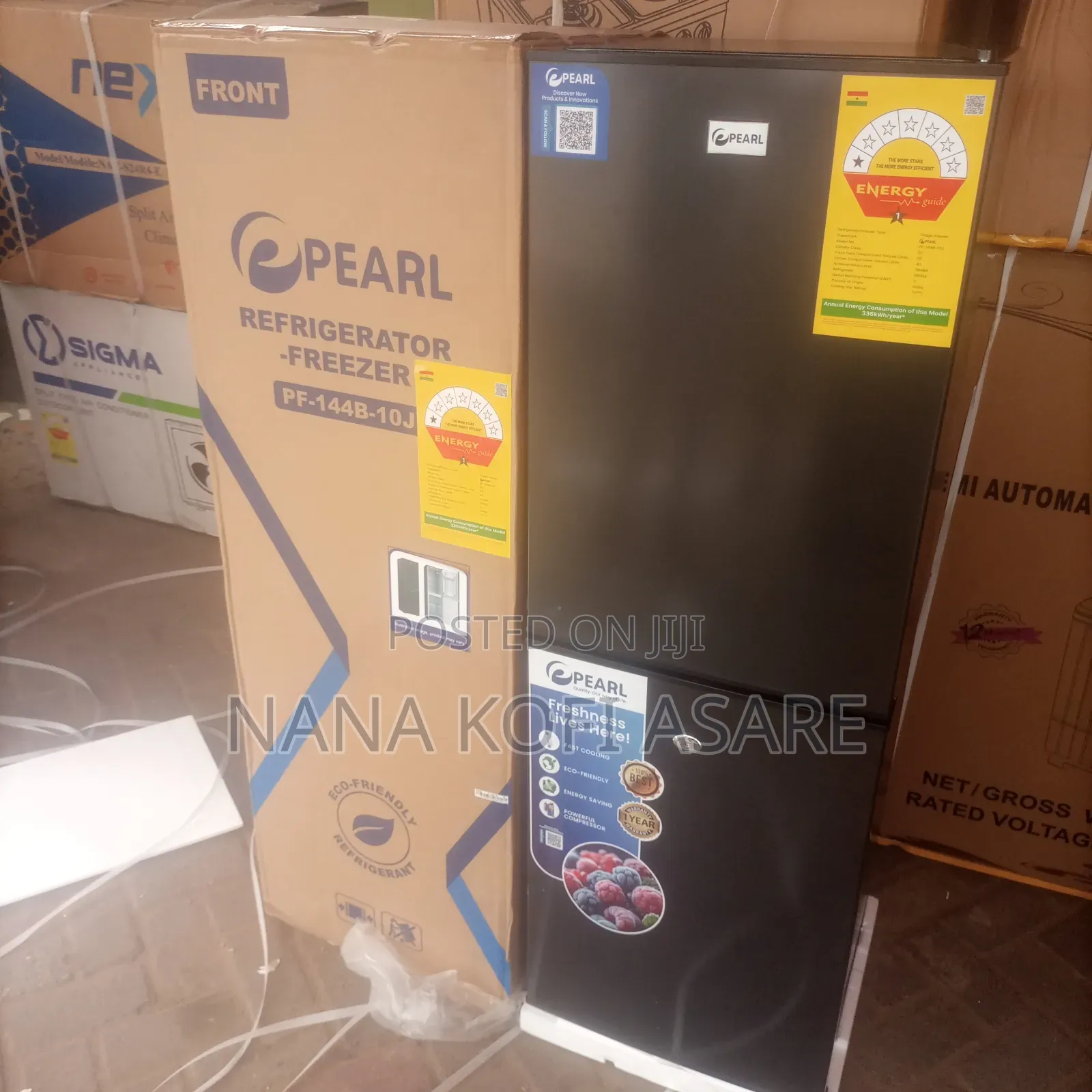 Pearl 108litres Buttom Freezer Refrigerator