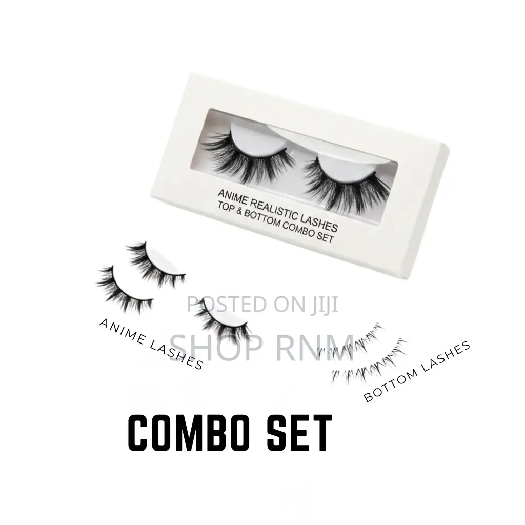 Upper and Bottom Lashes Combo Set