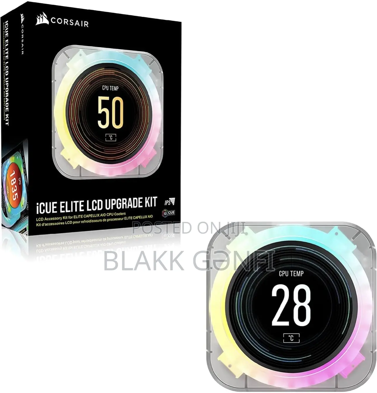 Corsair Icue Elite Lcd Display Upgrade Ice Kit