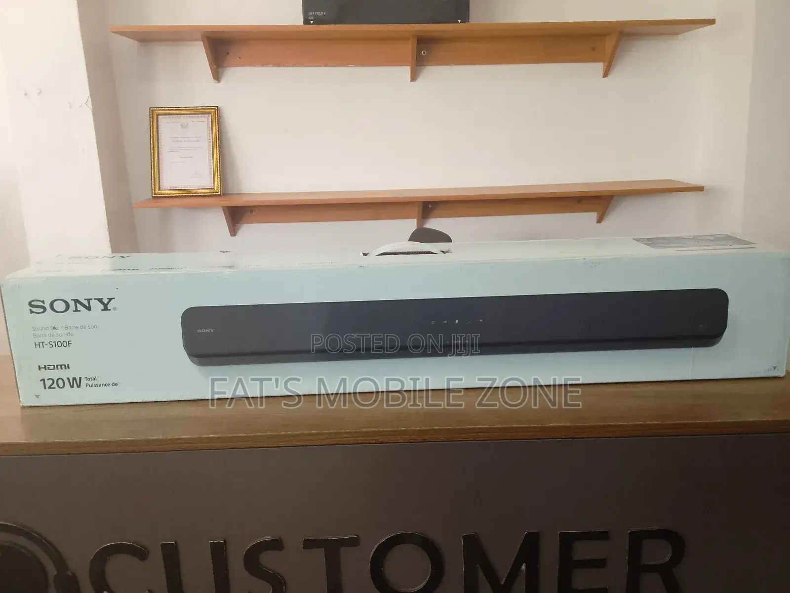 Sony Ht-S100f Sound Bar