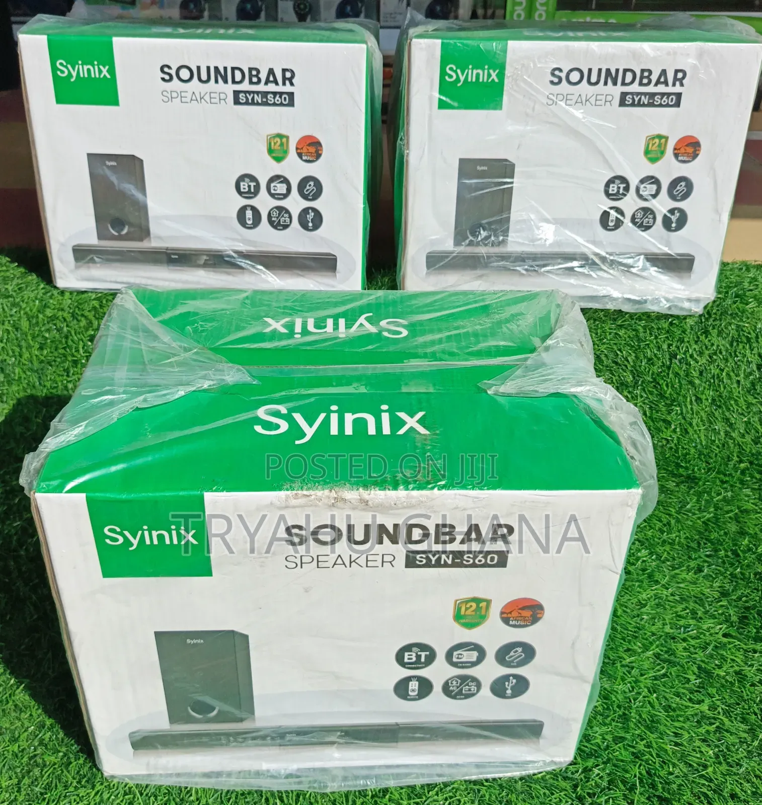 Syinix Syn-S60 Soundbar With 5.25” Subwoofer for Deep Bass